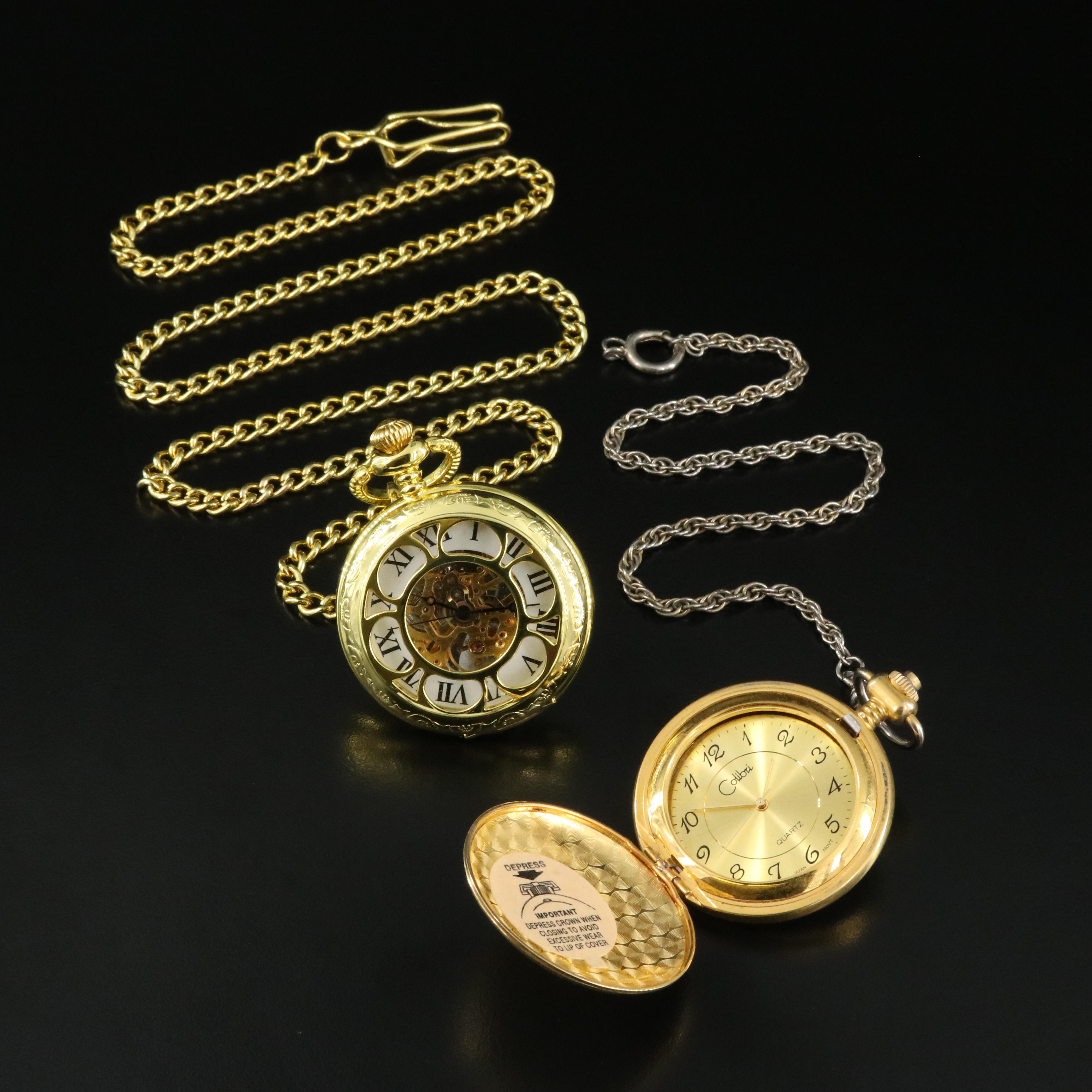 Contemporary Pocket Watch Selection Featuring Colibri