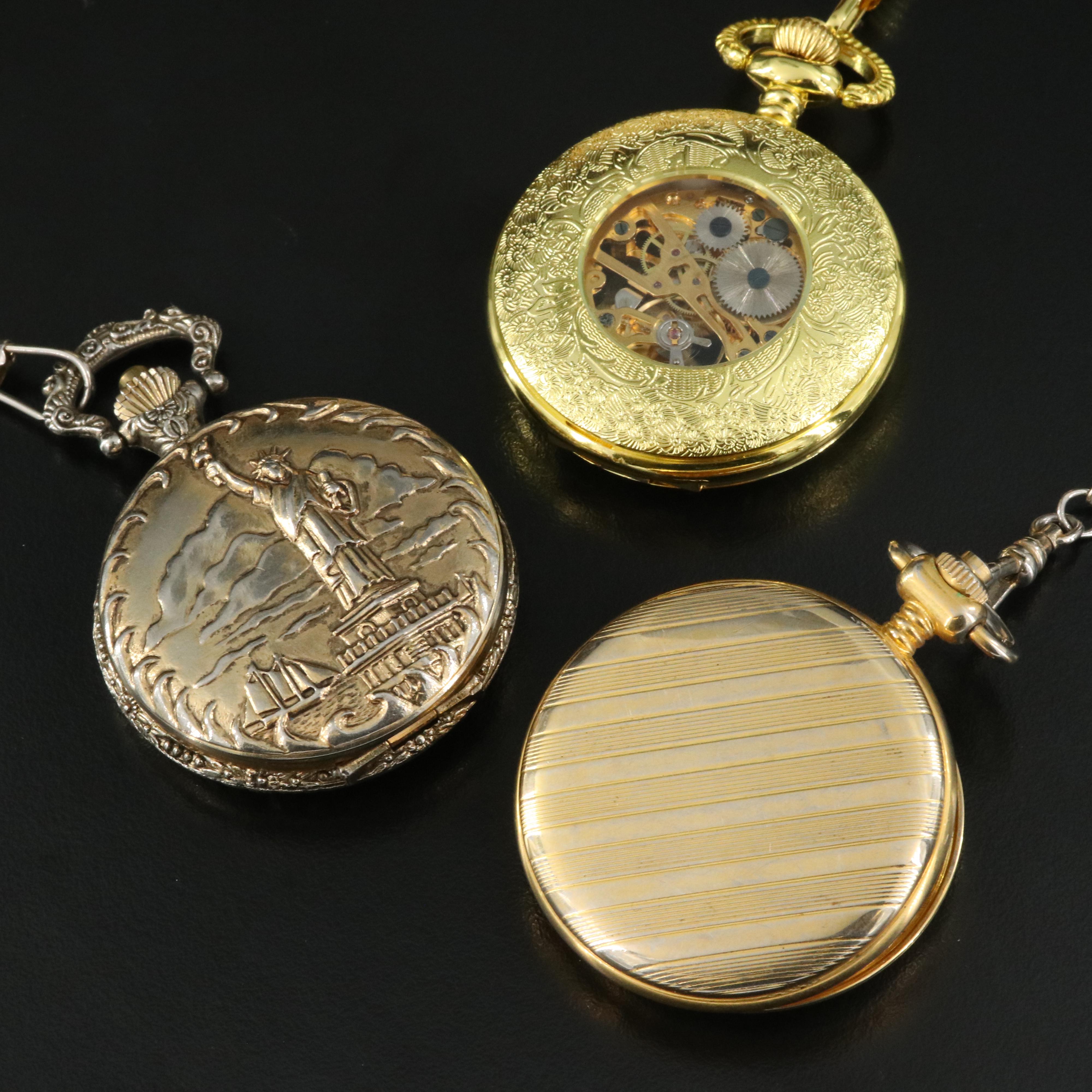 Contemporary Pocket Watch Selection Featuring Colibri