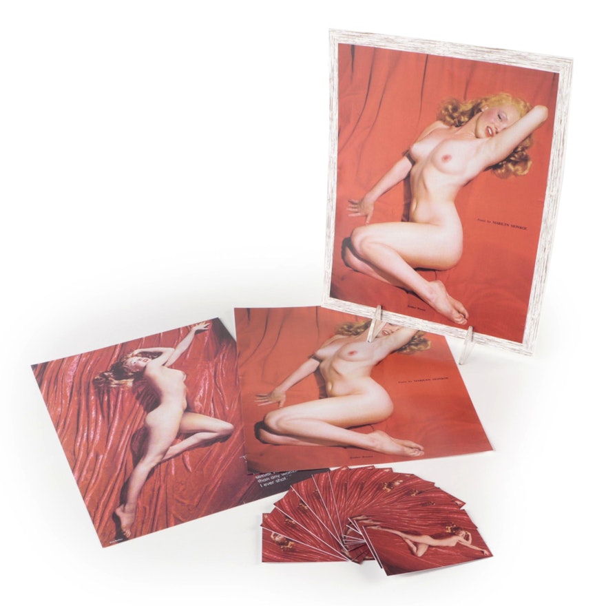 Marilyn Monroe Calendar, Prints and Business Cards Featuring "Golden Dreams"