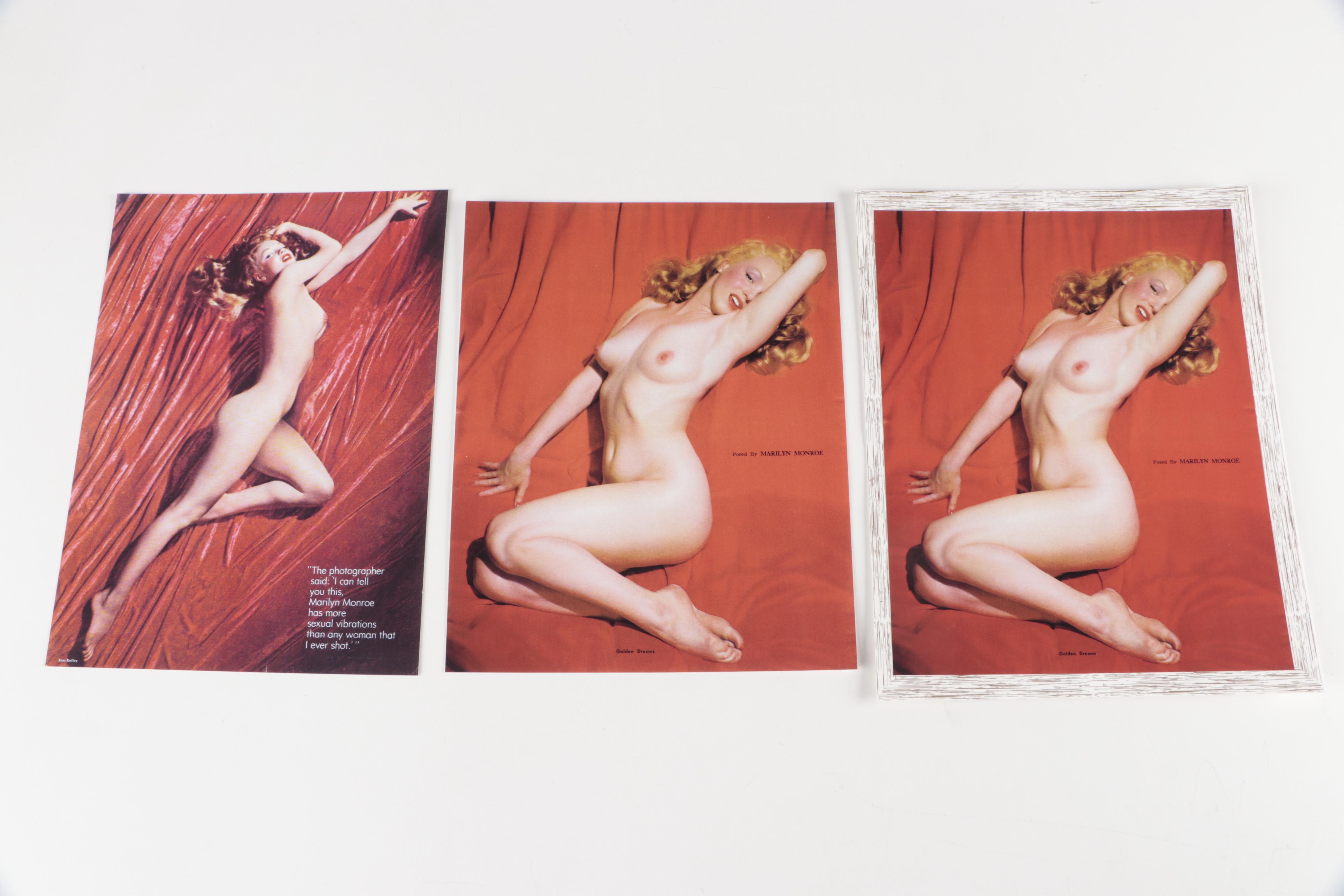 Marilyn Monroe Calendar, Prints and Business Cards Featuring "Golden Dreams"