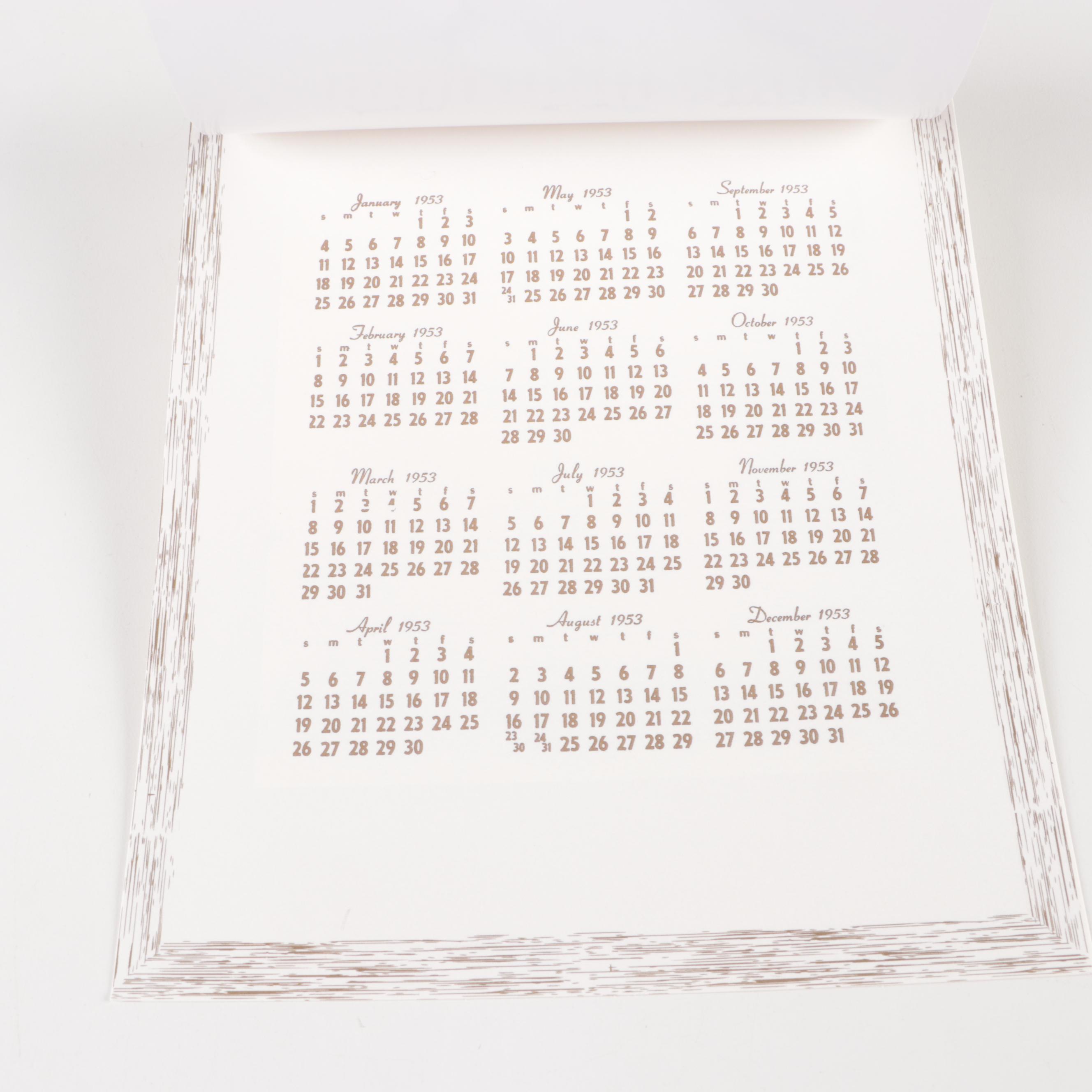 Marilyn Monroe Calendar, Prints and Business Cards Featuring "Golden Dreams"