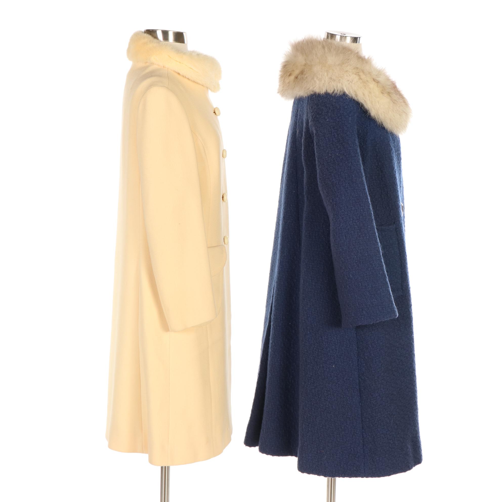 Hammel's and Izzo Coats with Fur Collars