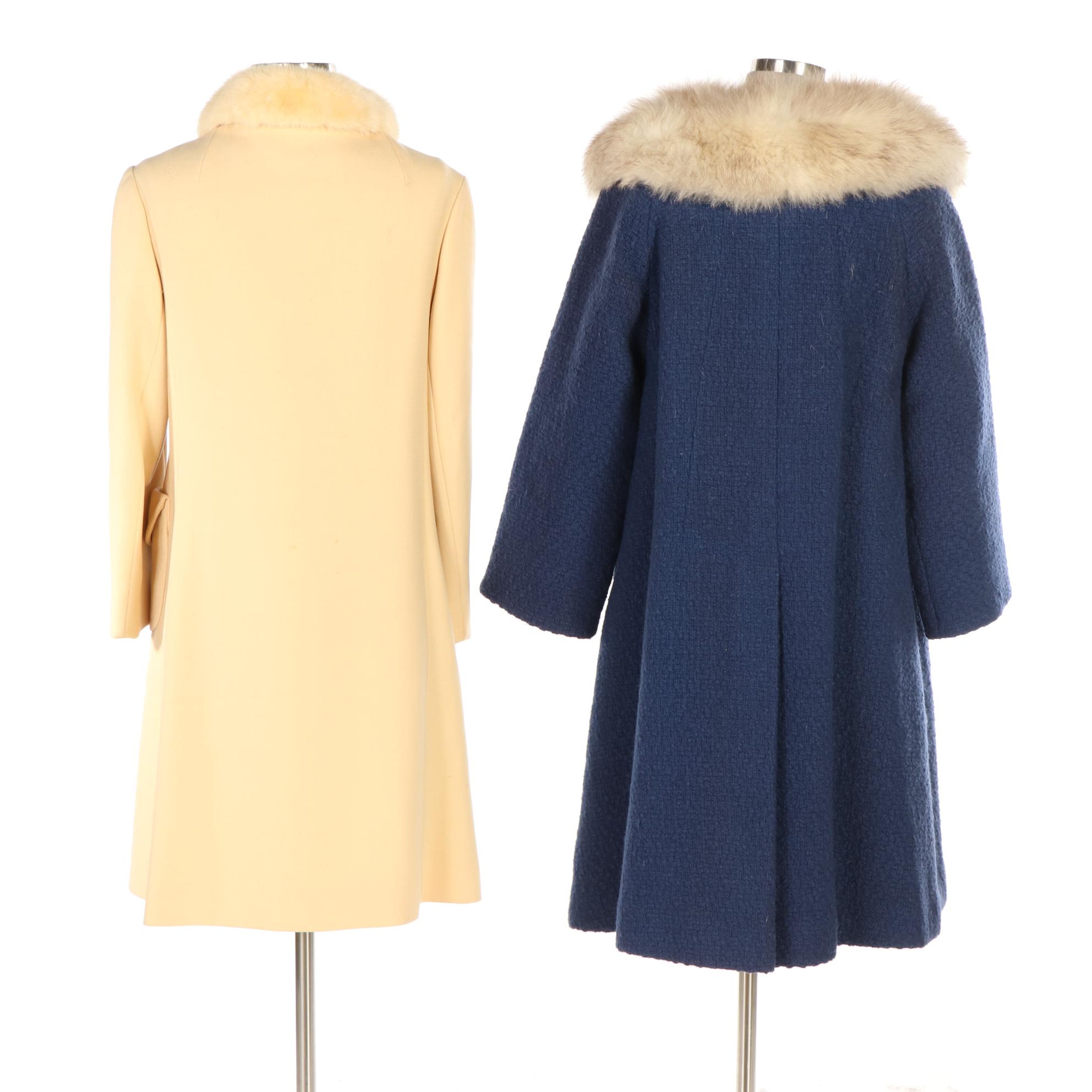 Hammel's and Izzo Coats with Fur Collars