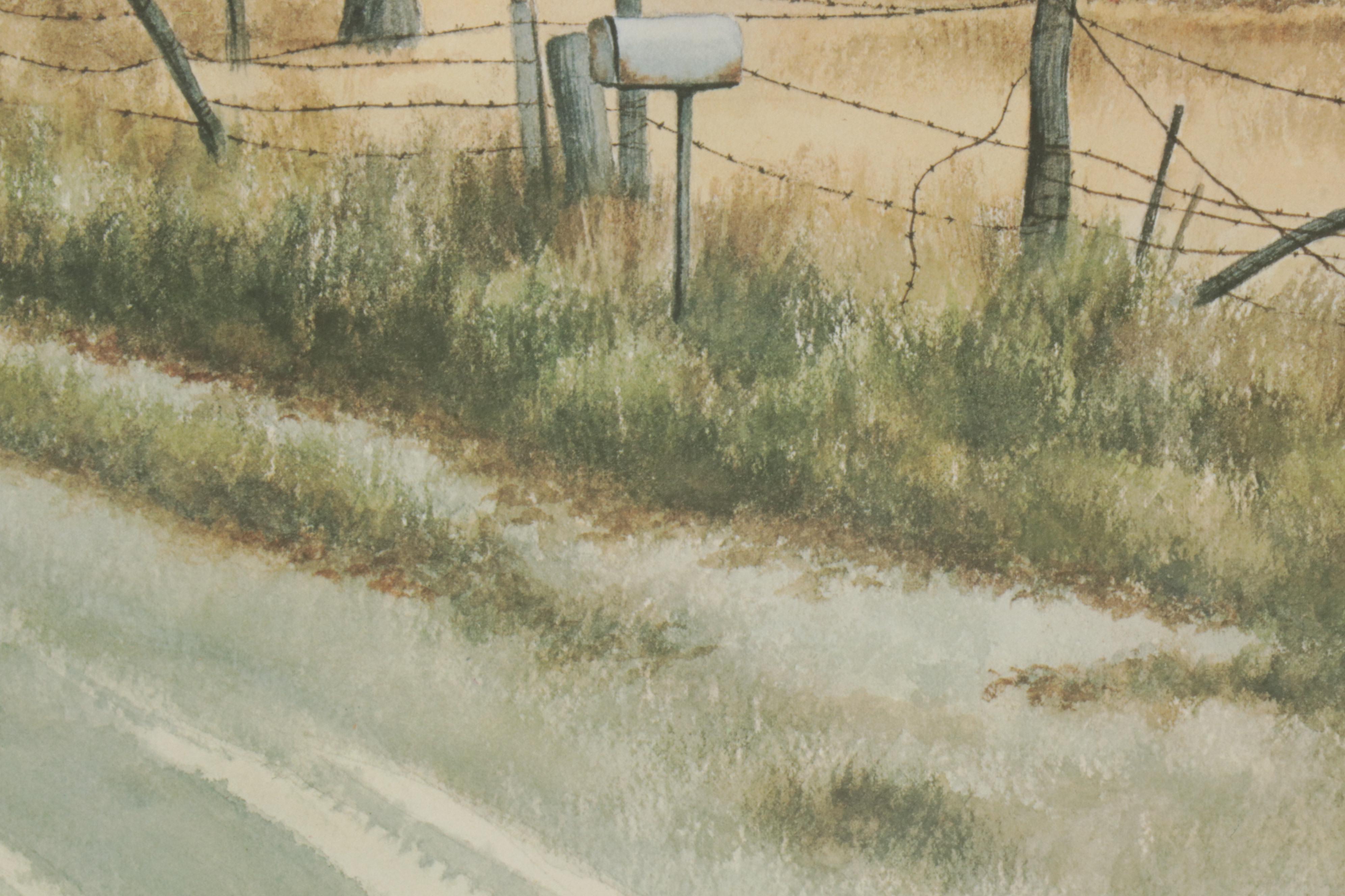 Harold Collins and Tom Kenney Offset Lithographs, Late 20th Century