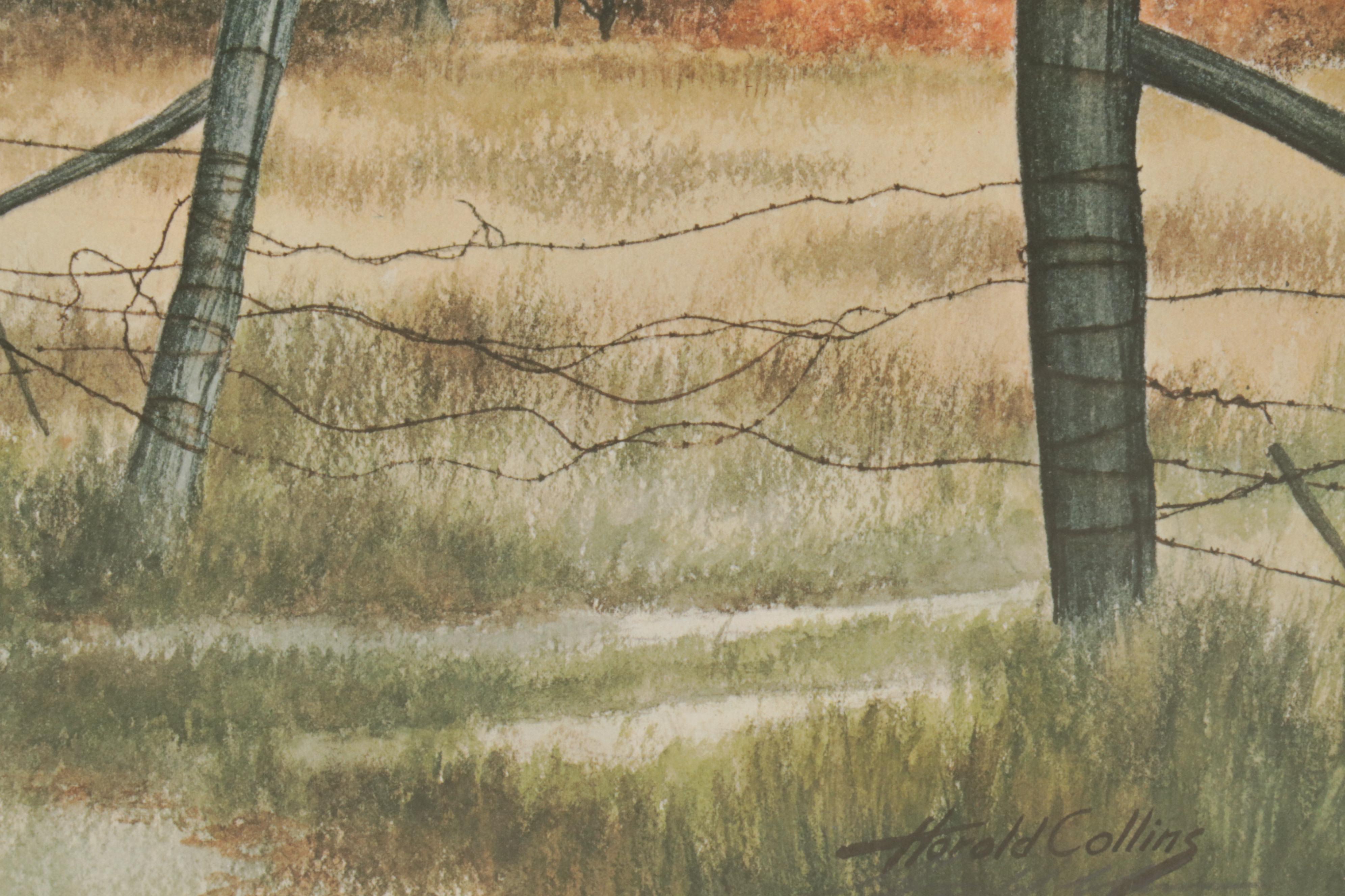 Harold Collins and Tom Kenney Offset Lithographs, Late 20th Century