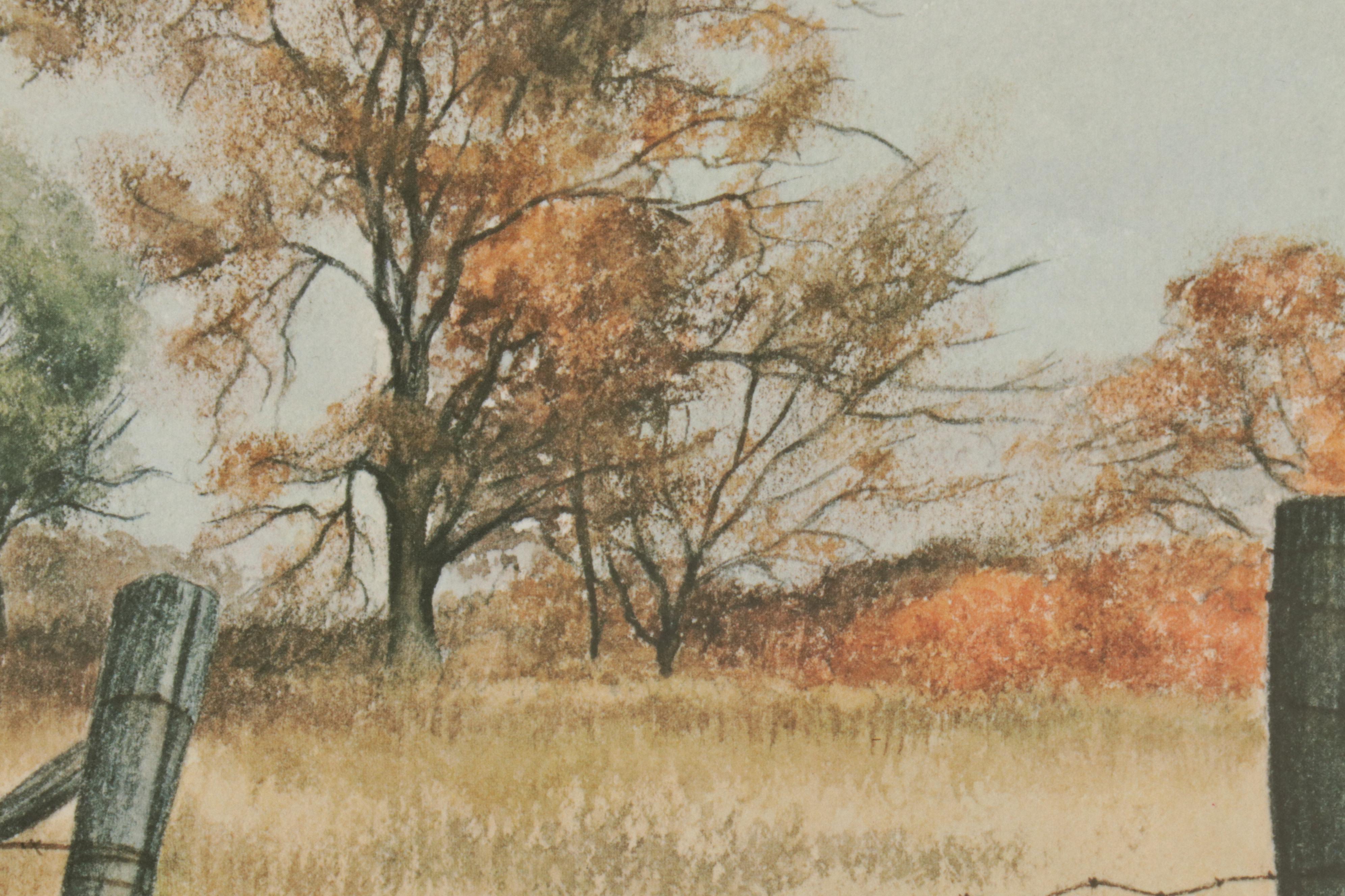 Harold Collins and Tom Kenney Offset Lithographs, Late 20th Century