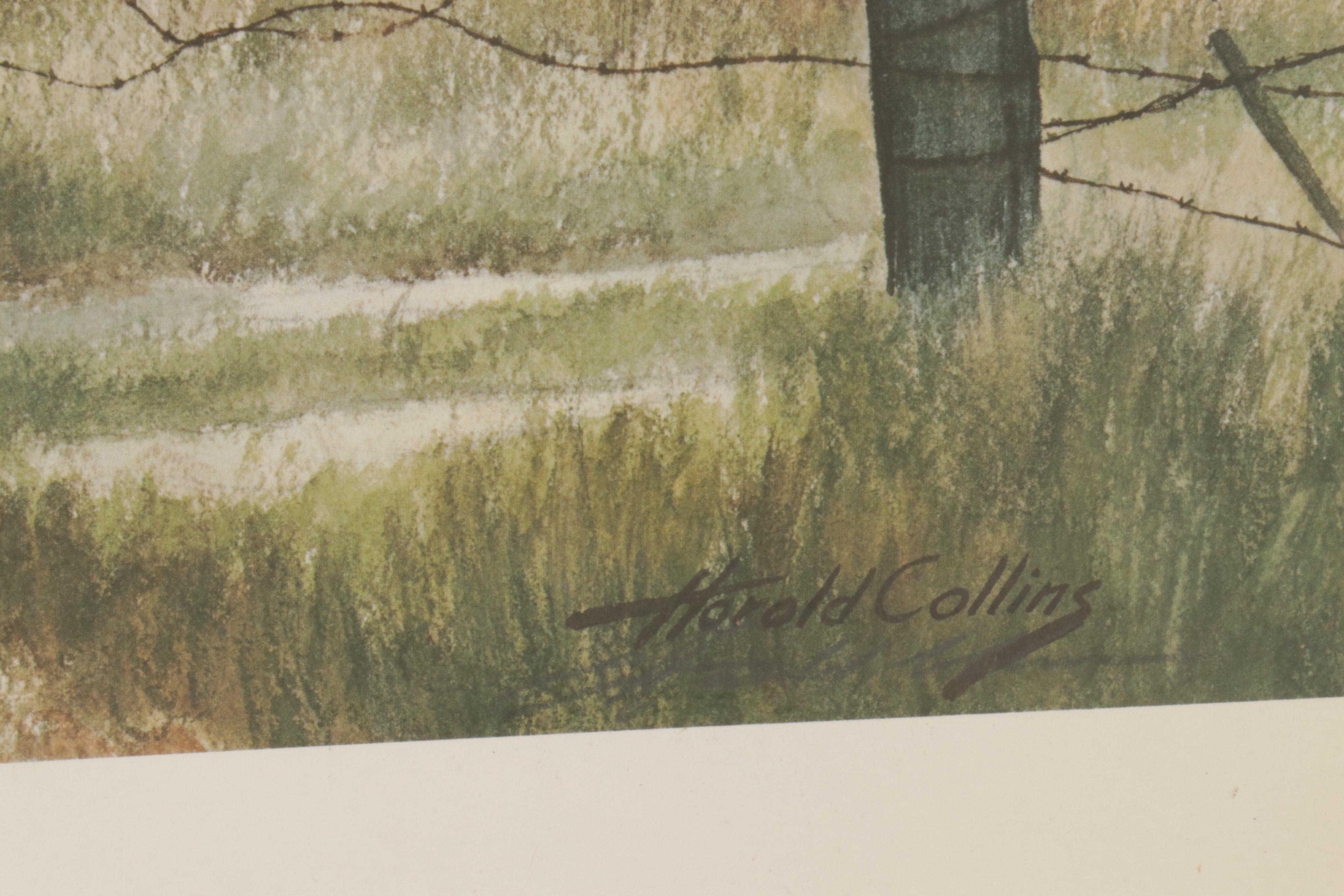 Harold Collins and Tom Kenney Offset Lithographs, Late 20th Century