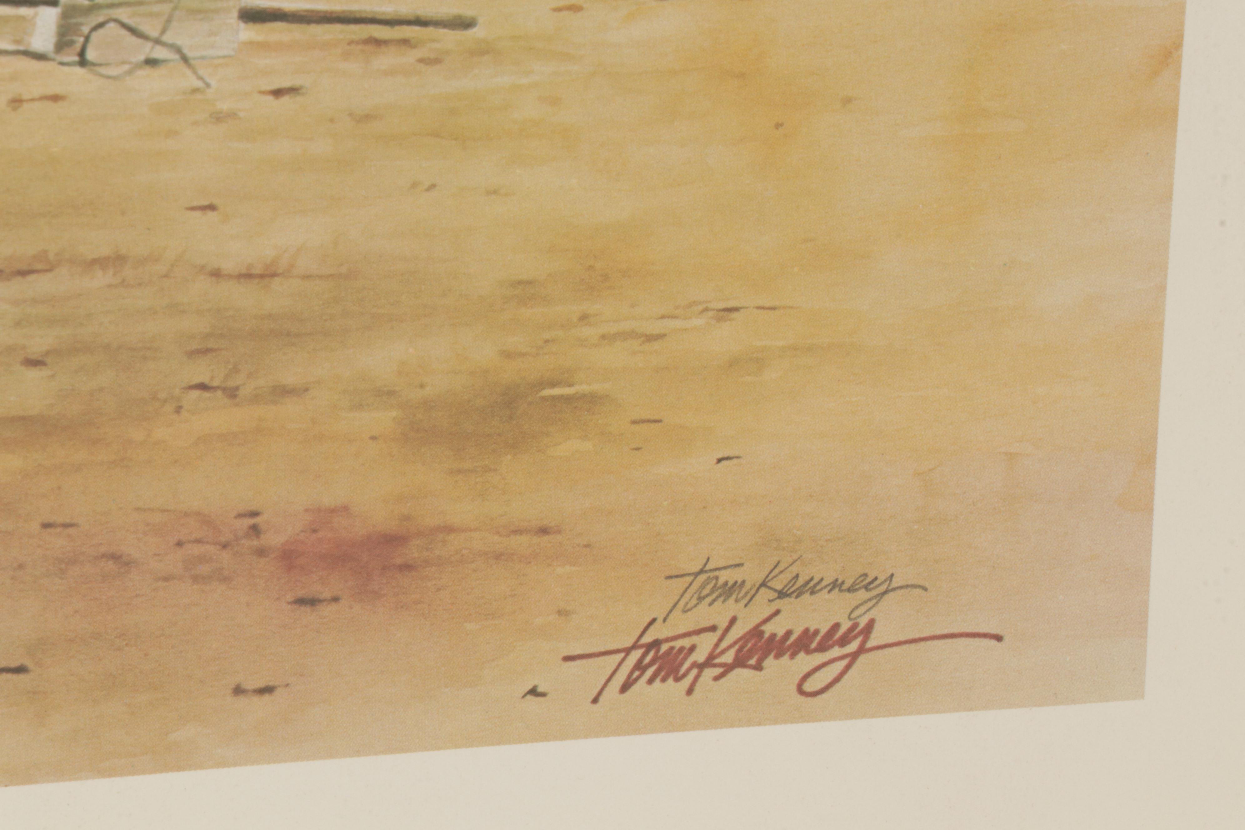 Harold Collins and Tom Kenney Offset Lithographs, Late 20th Century