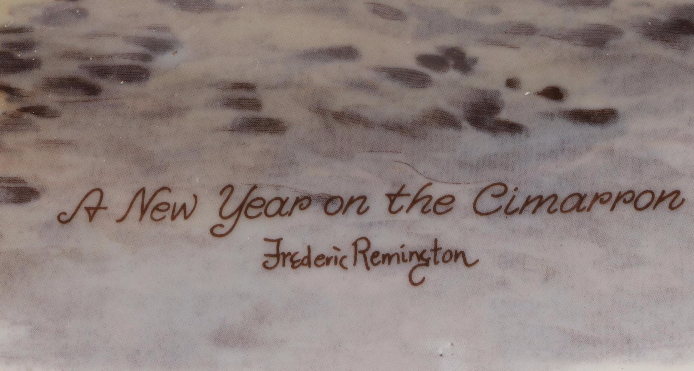 Gorham Frederic Remington Porcelain Collector Plates, 1970s