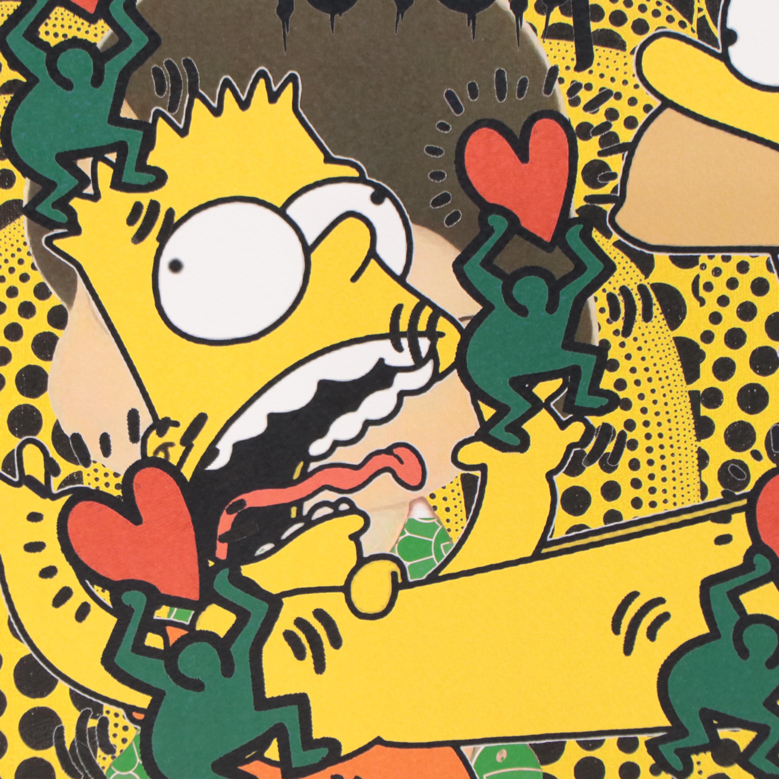 Death NYC Pop Art Graphic Print of The Simpsons, 2020