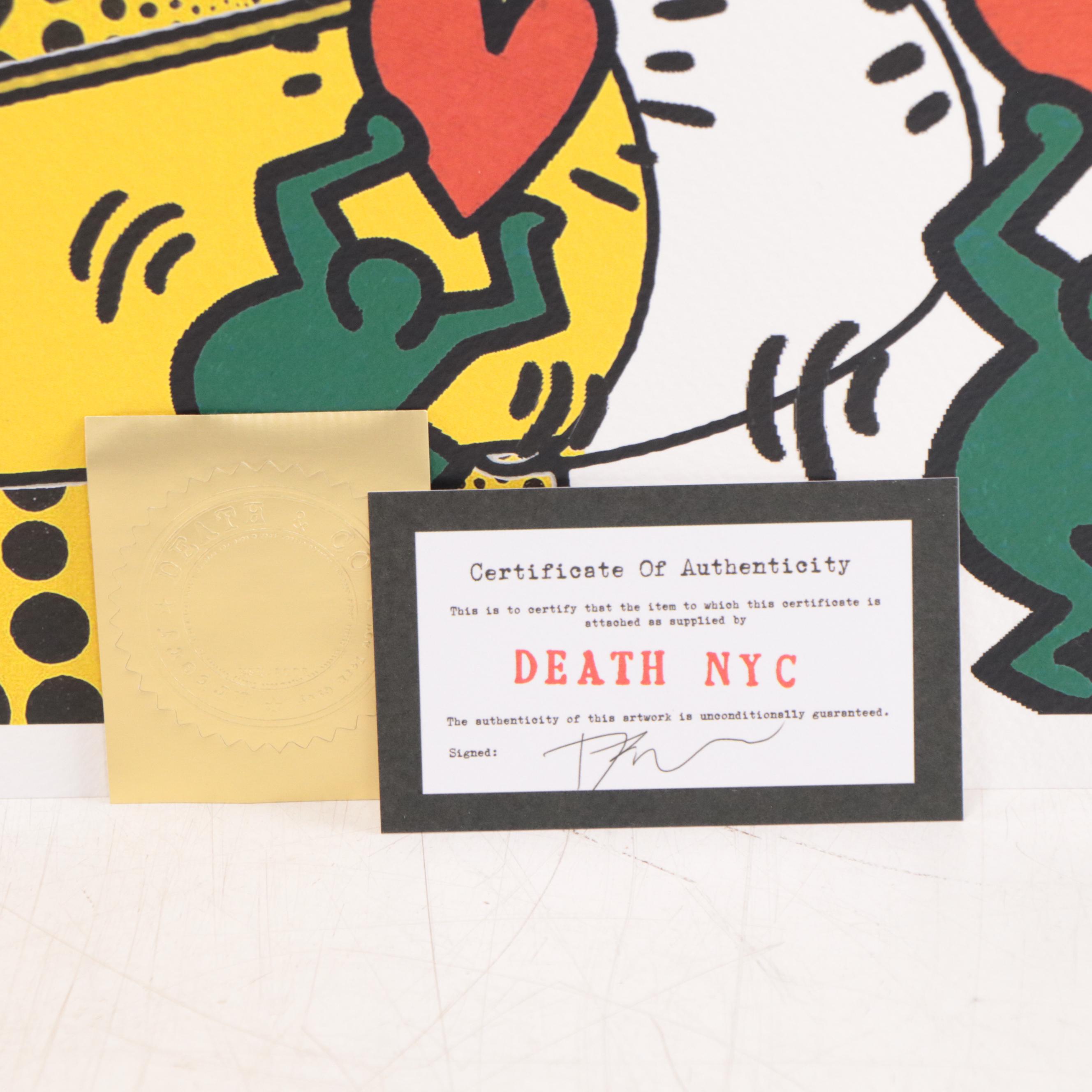 Death NYC Pop Art Graphic Print of The Simpsons, 2020