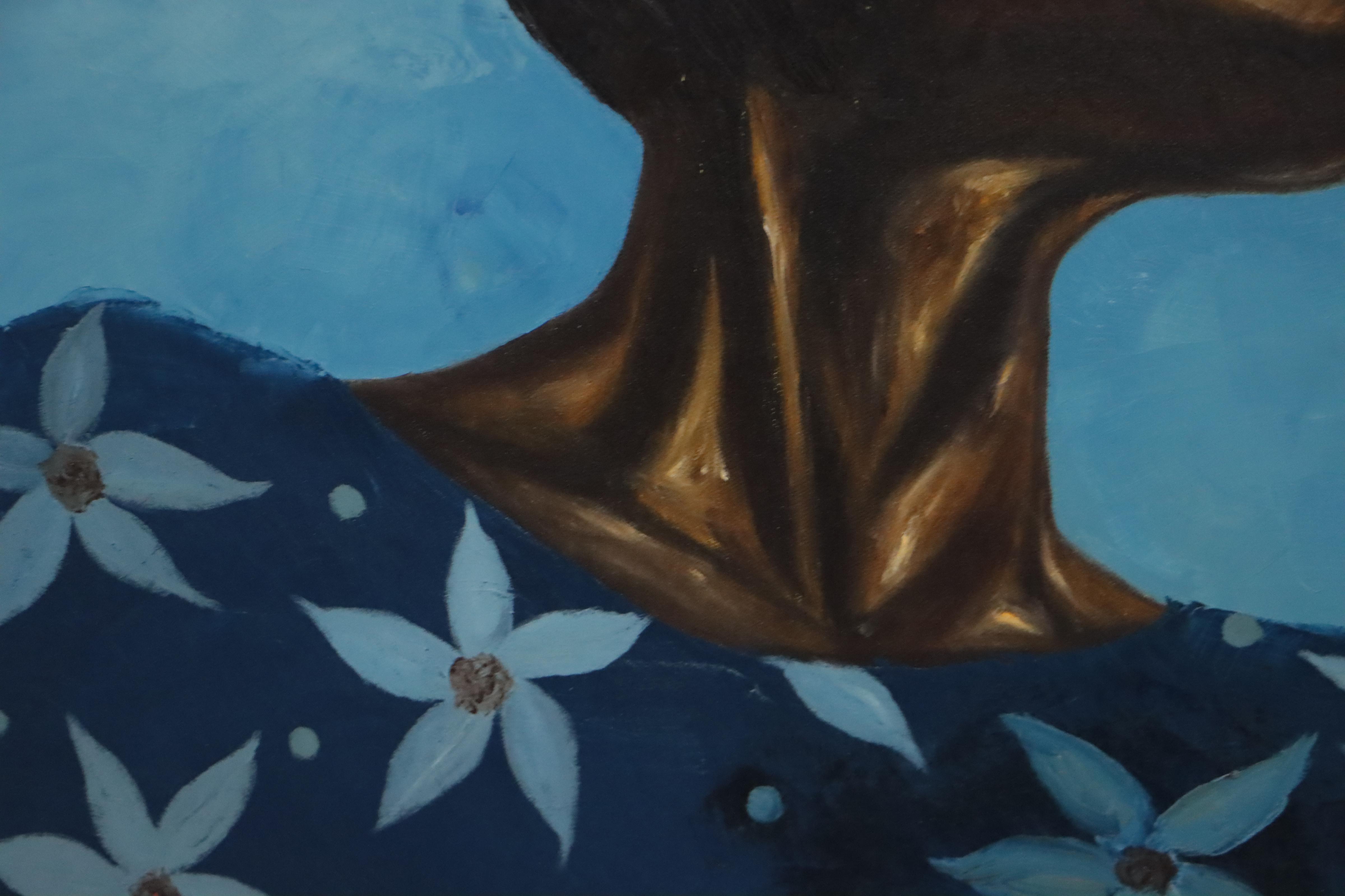 Oluwakemi Omowaire Oil Painting "I Stand By Me," 21st Century