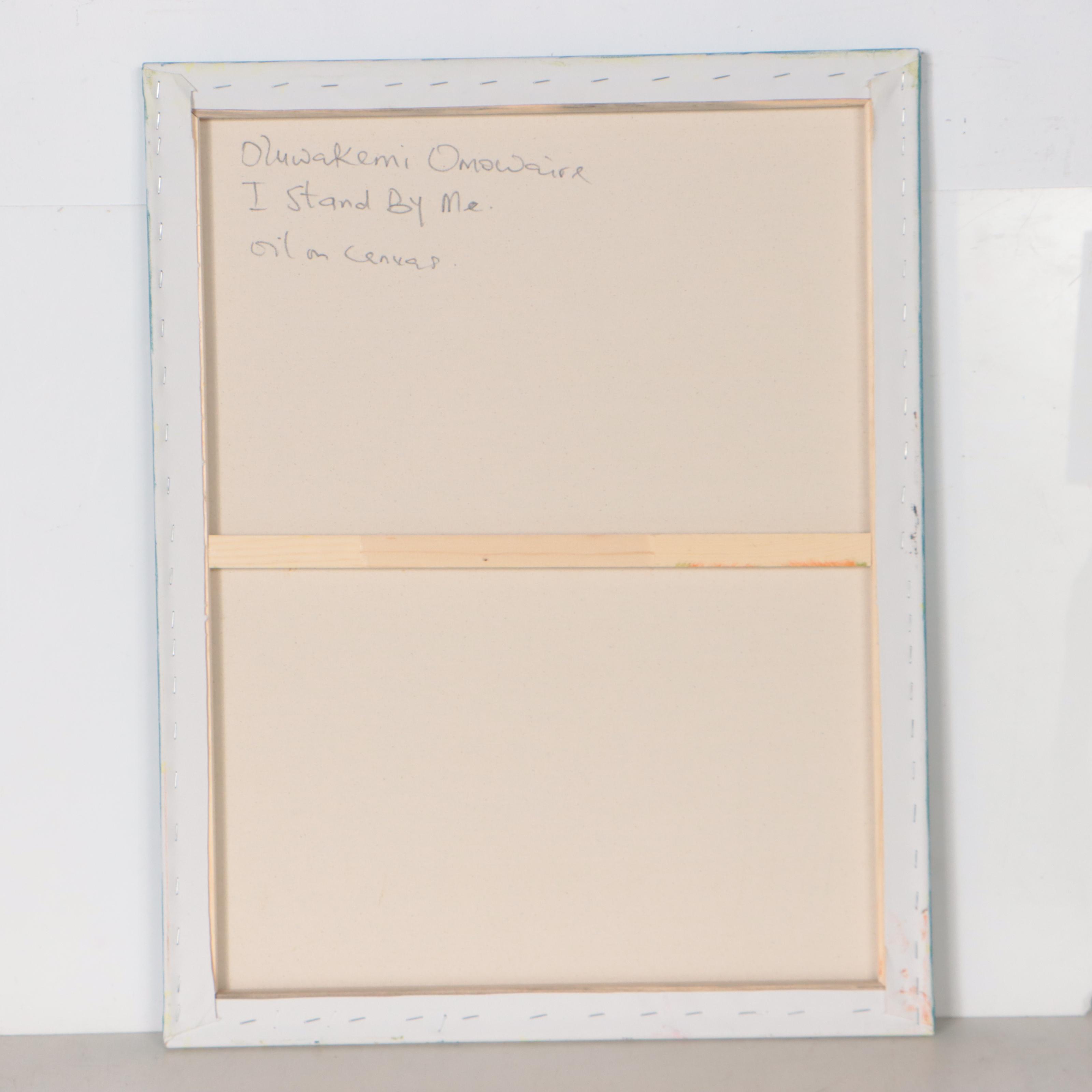 Oluwakemi Omowaire Oil Painting "I Stand By Me," 21st Century