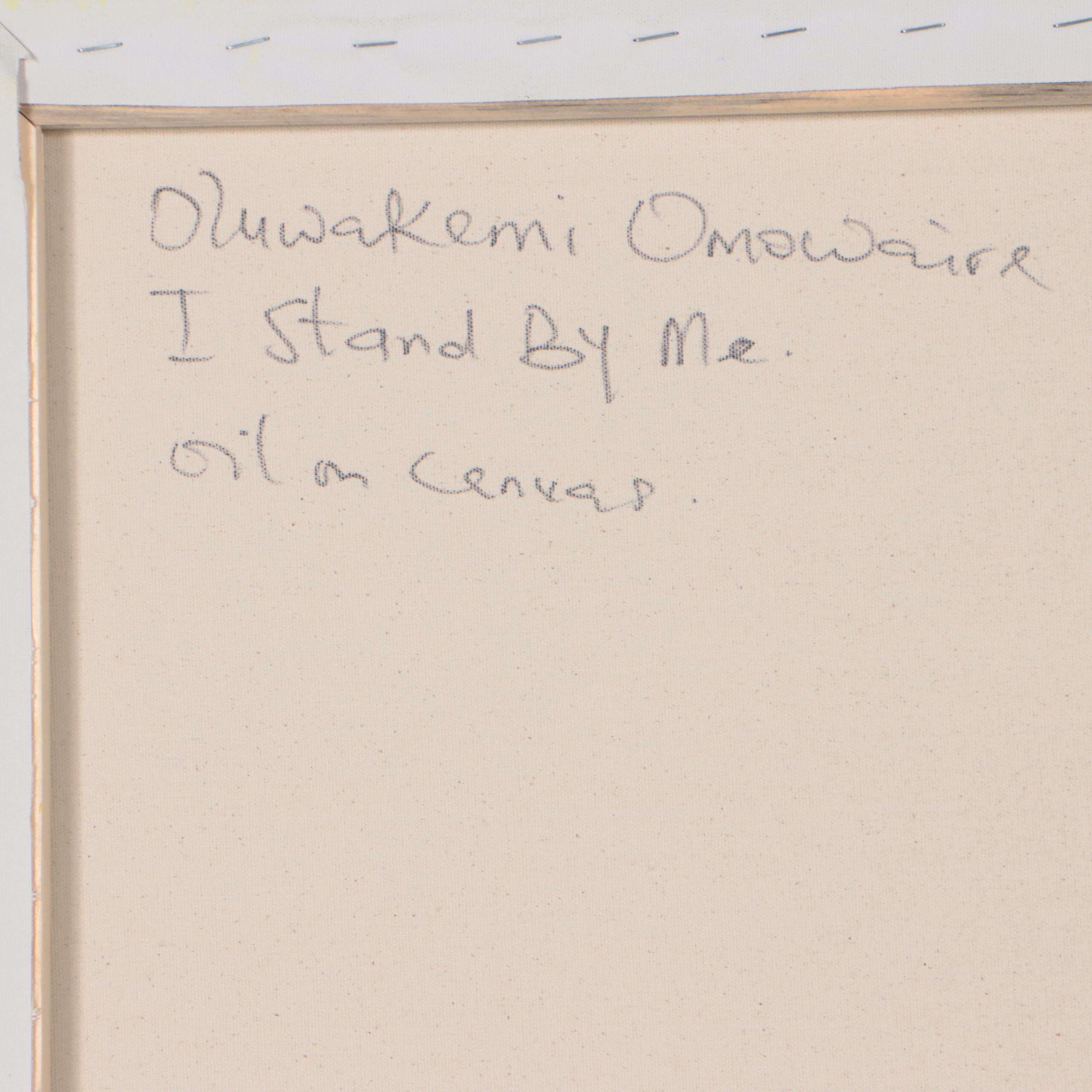 Oluwakemi Omowaire Oil Painting "I Stand By Me," 21st Century