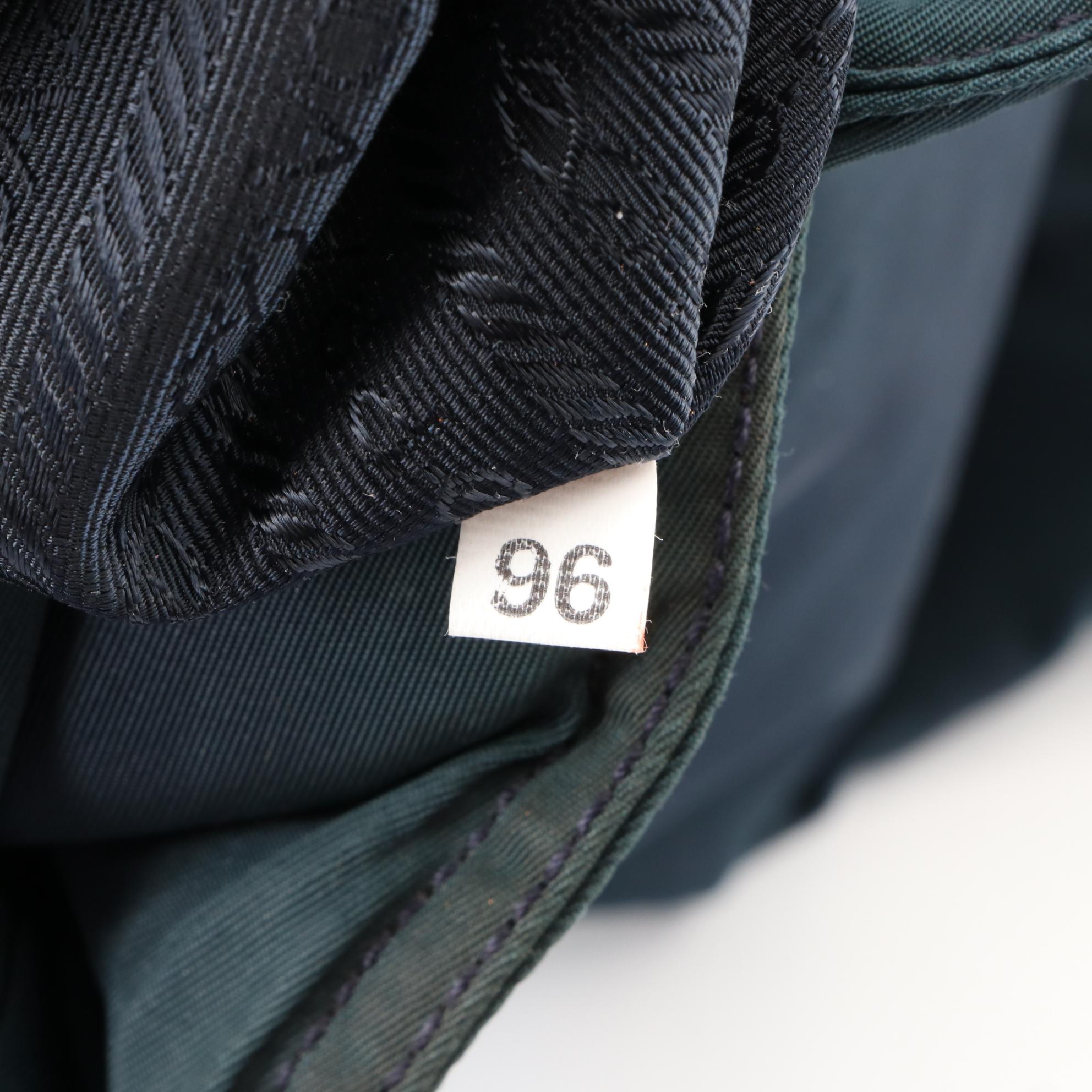 Prada Small Zip Tote Bag in Nylon Gabardine