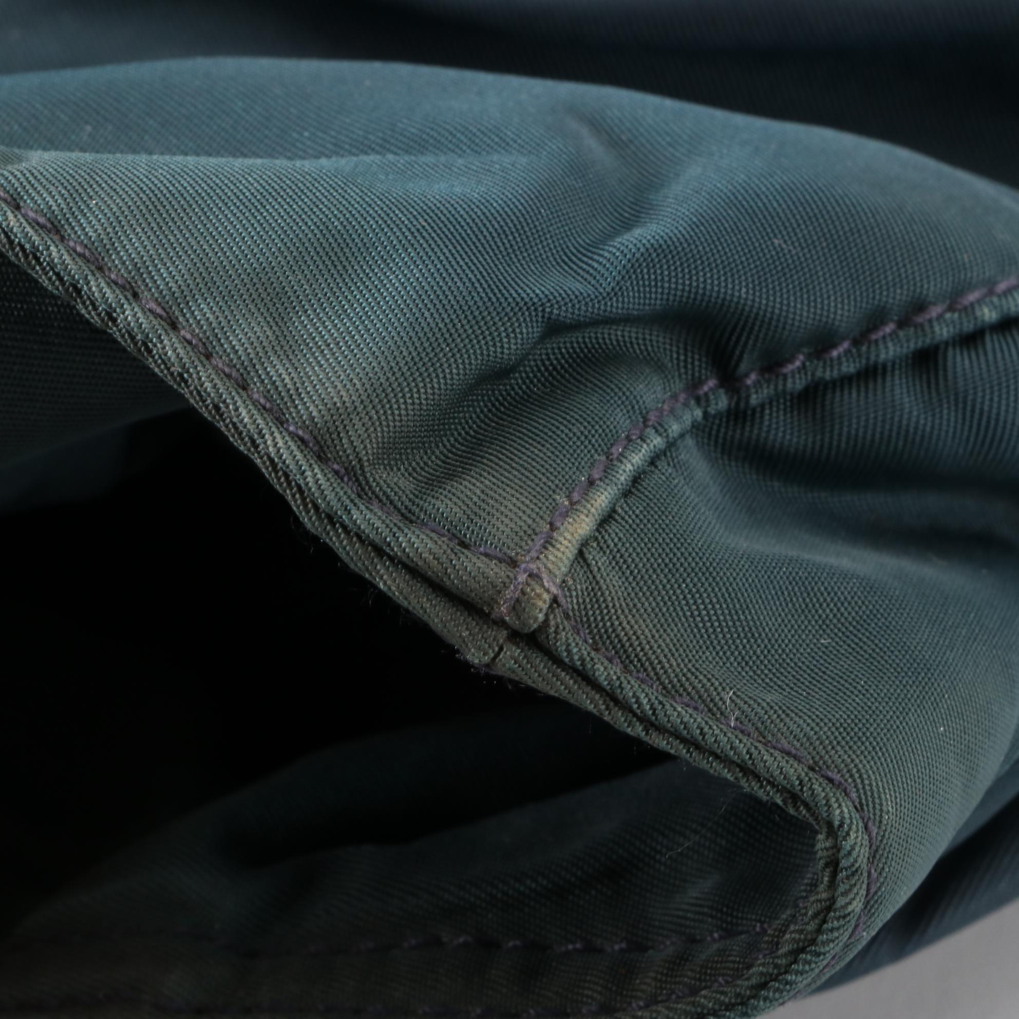 Prada Small Zip Tote Bag in Nylon Gabardine