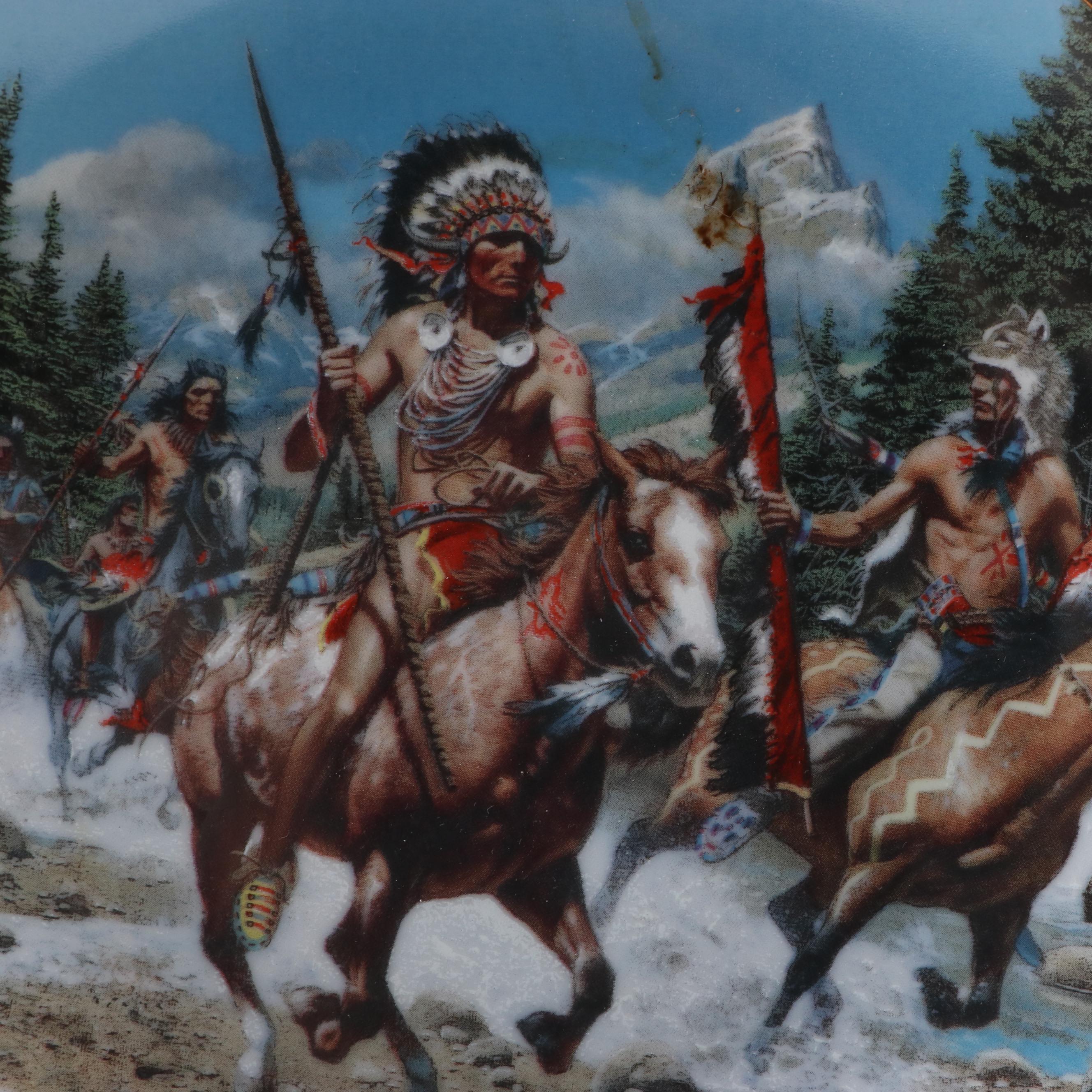 Hamilton Collection "The Fierce and the Free" Series Porcelain Collector Plates