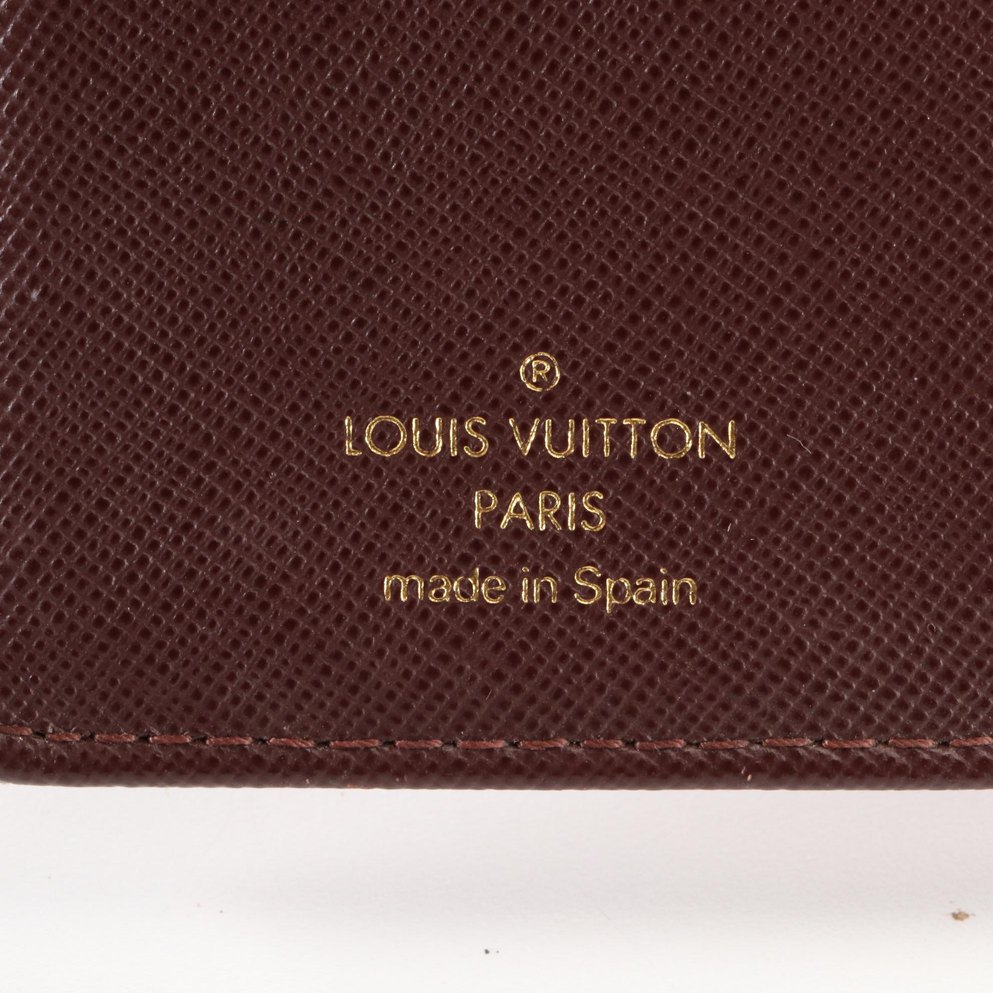 Louis Vuitton Agenda Cover in Monogram Mini Lin Canvas