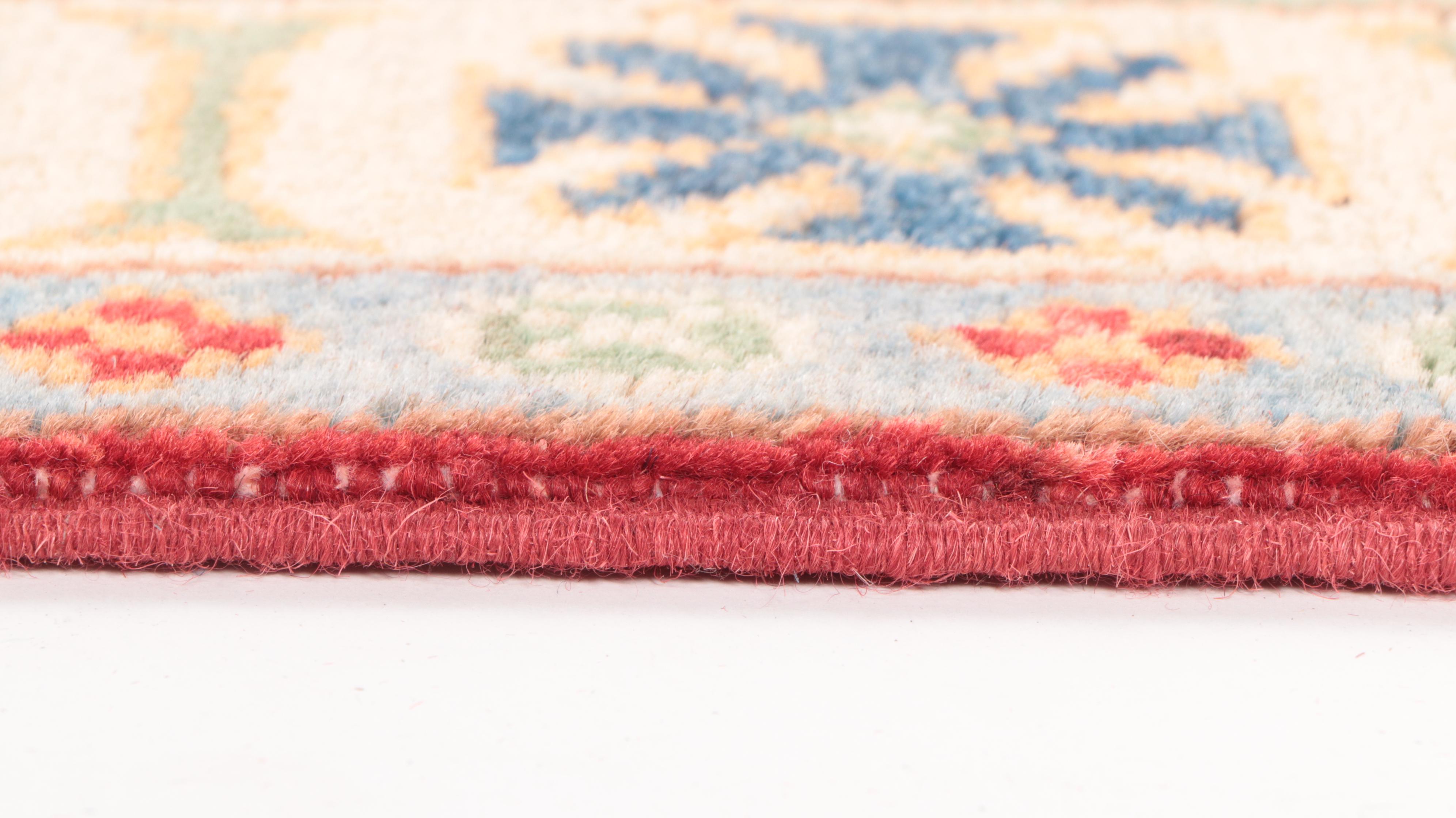 3'4 x 4'11 Hand-Knotted Pakistani Kazak Accent Rug