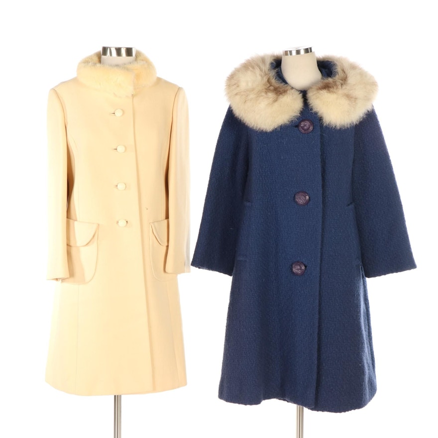 Hammel's and Izzo Coats with Fur Collars