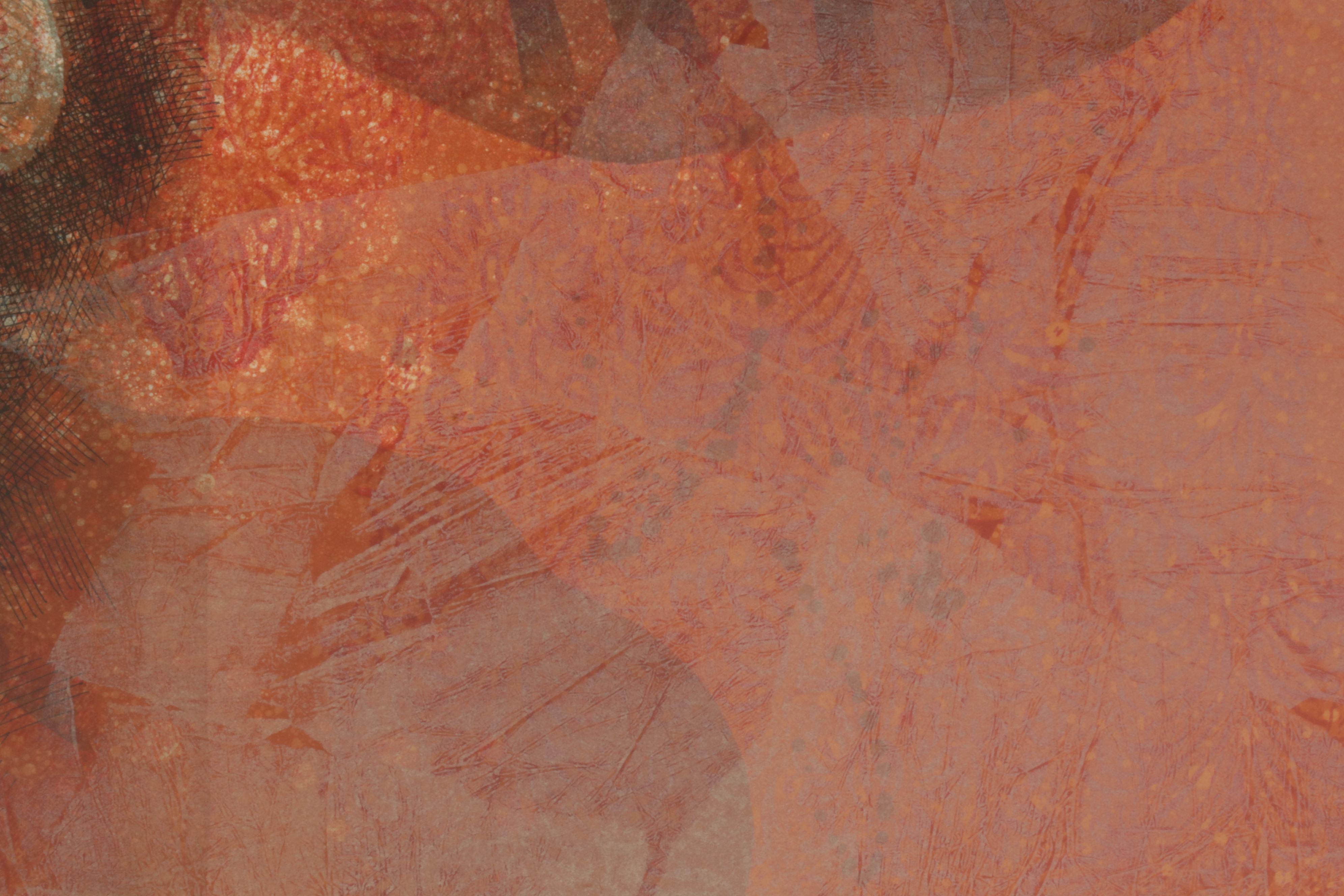 Àlvar Suñol Munoz-Ramos Color Lithograph "El Village Rojo," Circa 1978