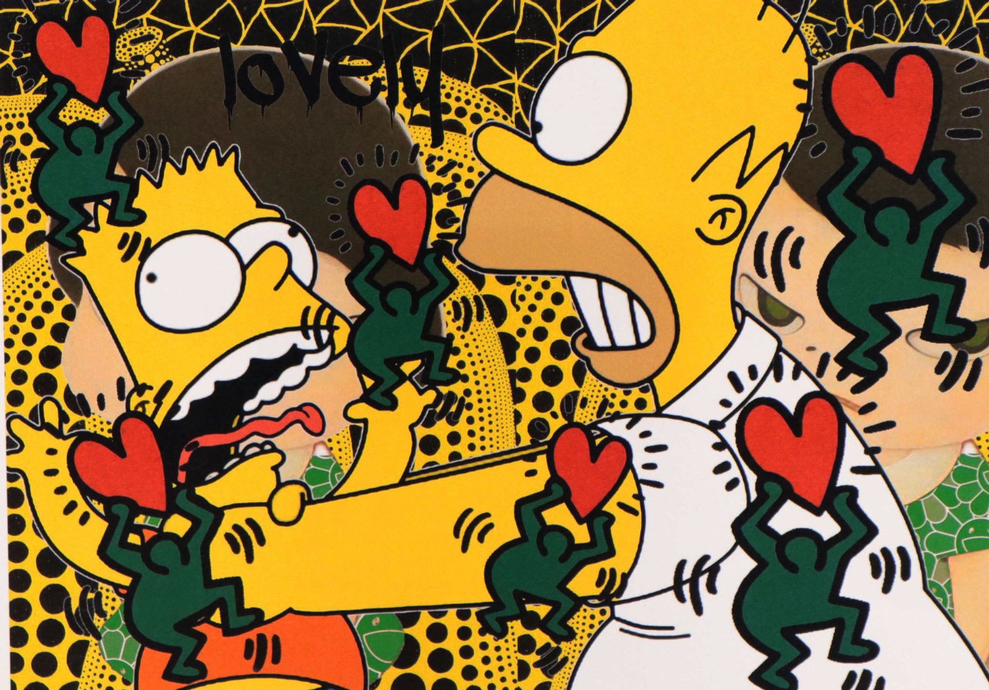 Death NYC Pop Art Graphic Print of The Simpsons, 2020