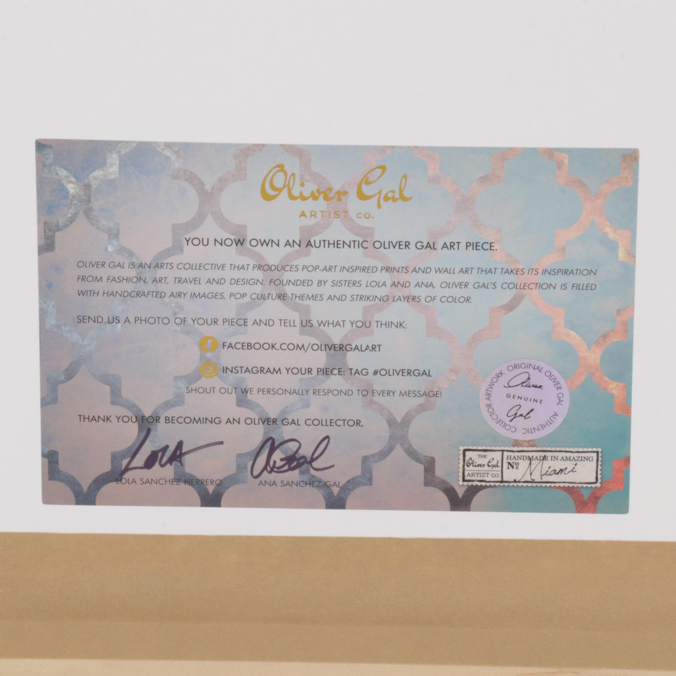 Oliver Gal Artist Co. Abstract Giclée, 21st Century