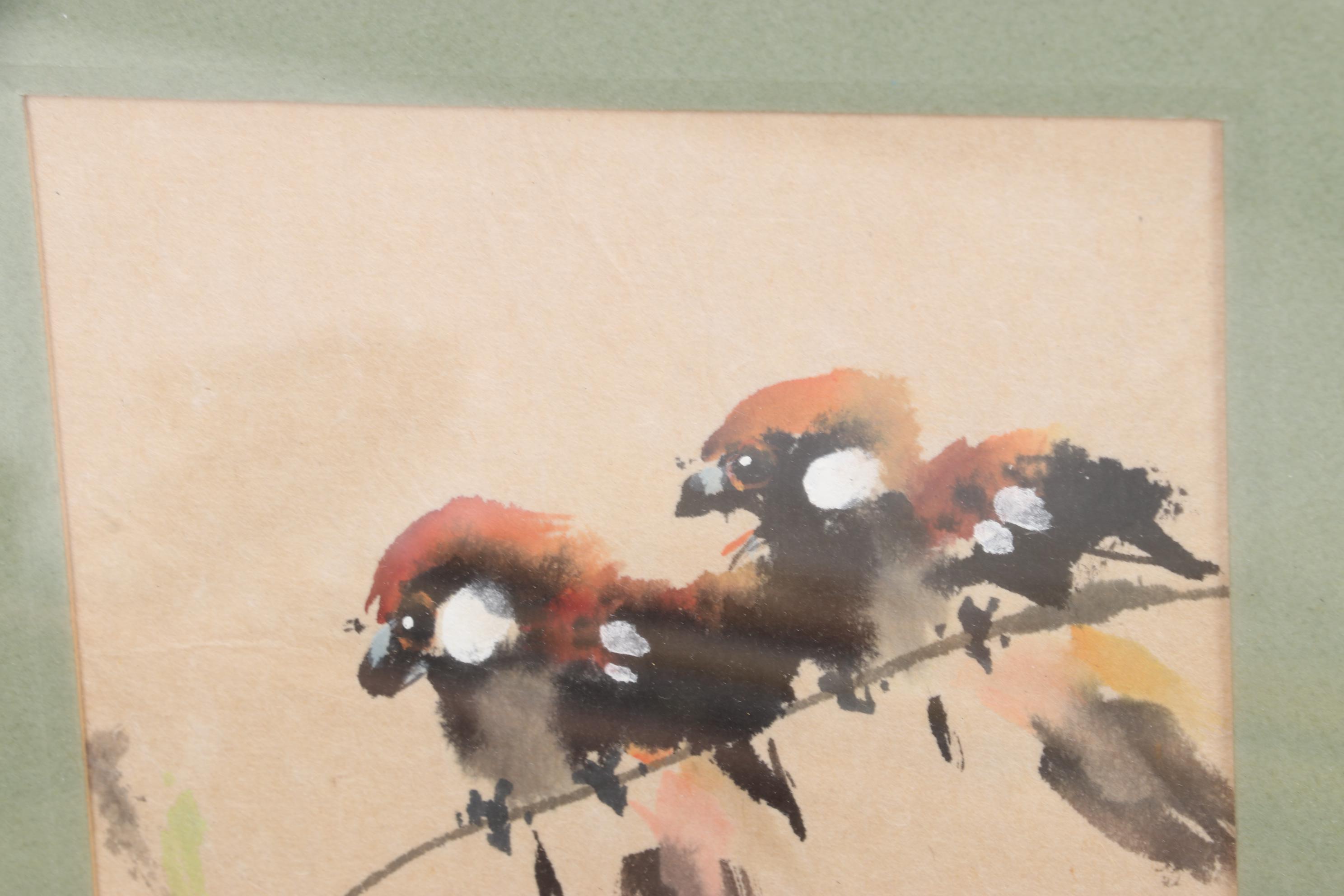 Wood Artist Palette Box With Supplies and Watermedia Paintings