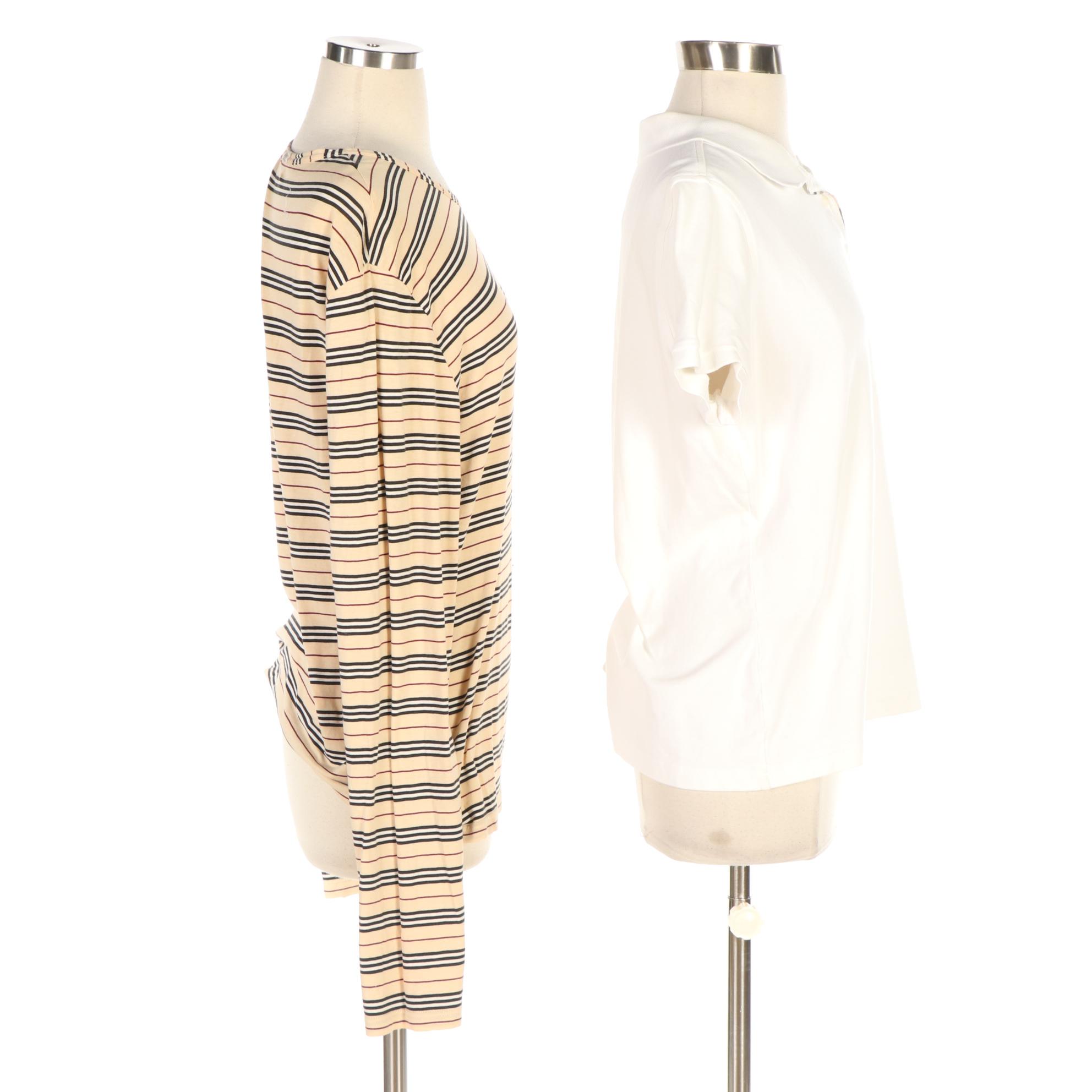 Burberry Polo and Long Sleeve Shirt