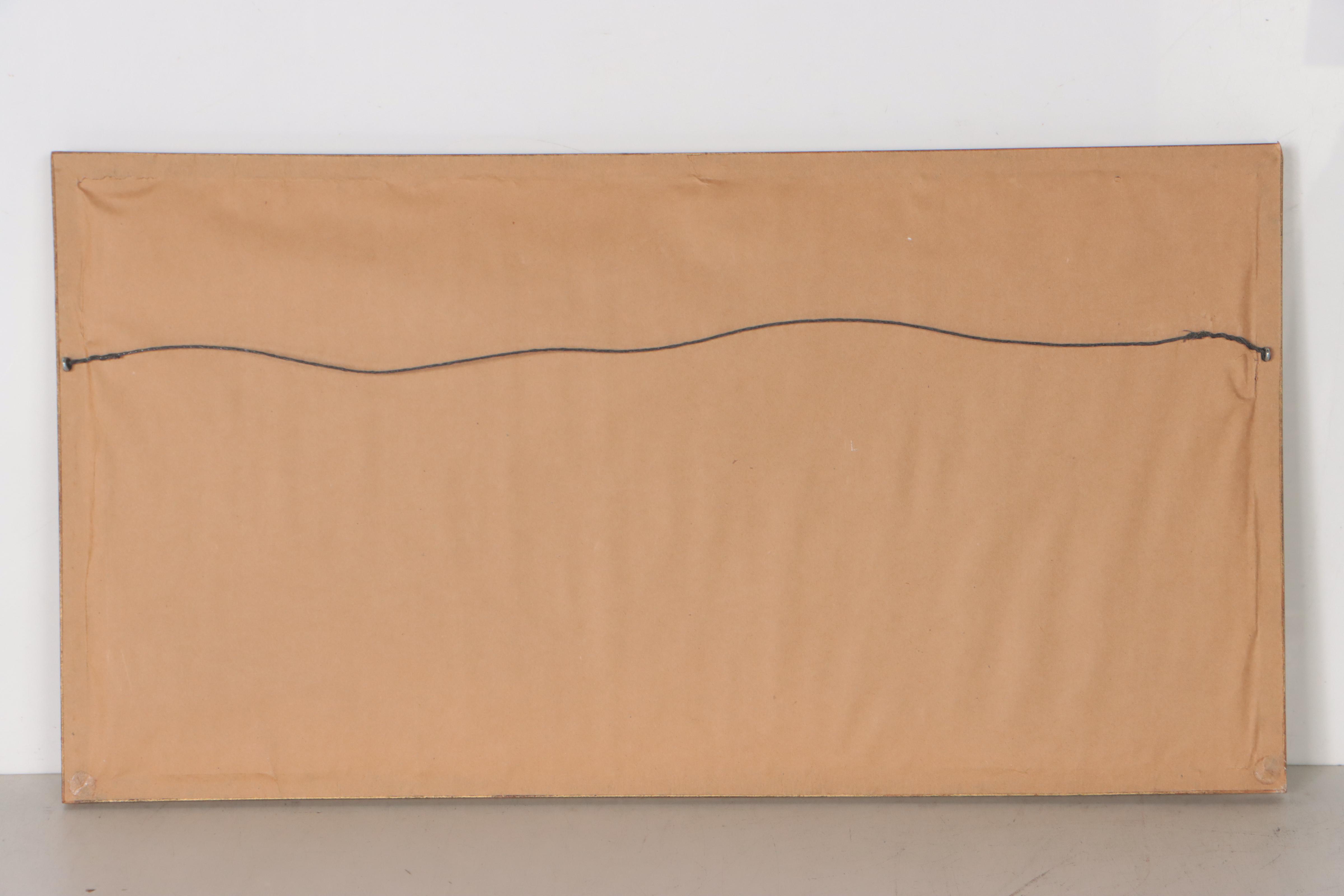 Chalk Pastel Drawing of Moonlit Landscape