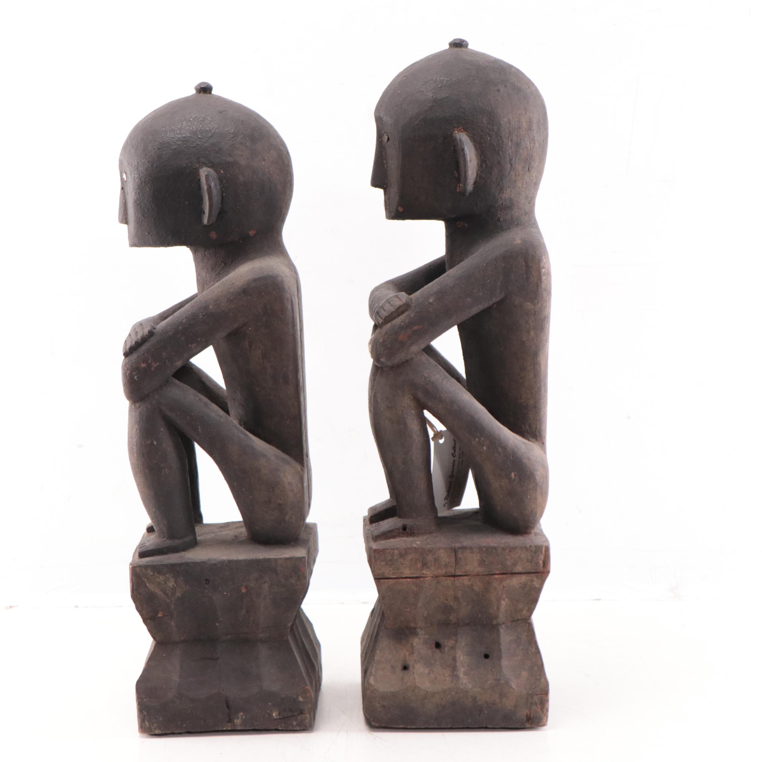 Bontoc Ifugao "Bulul" Rice God Figures, Early 20th Century