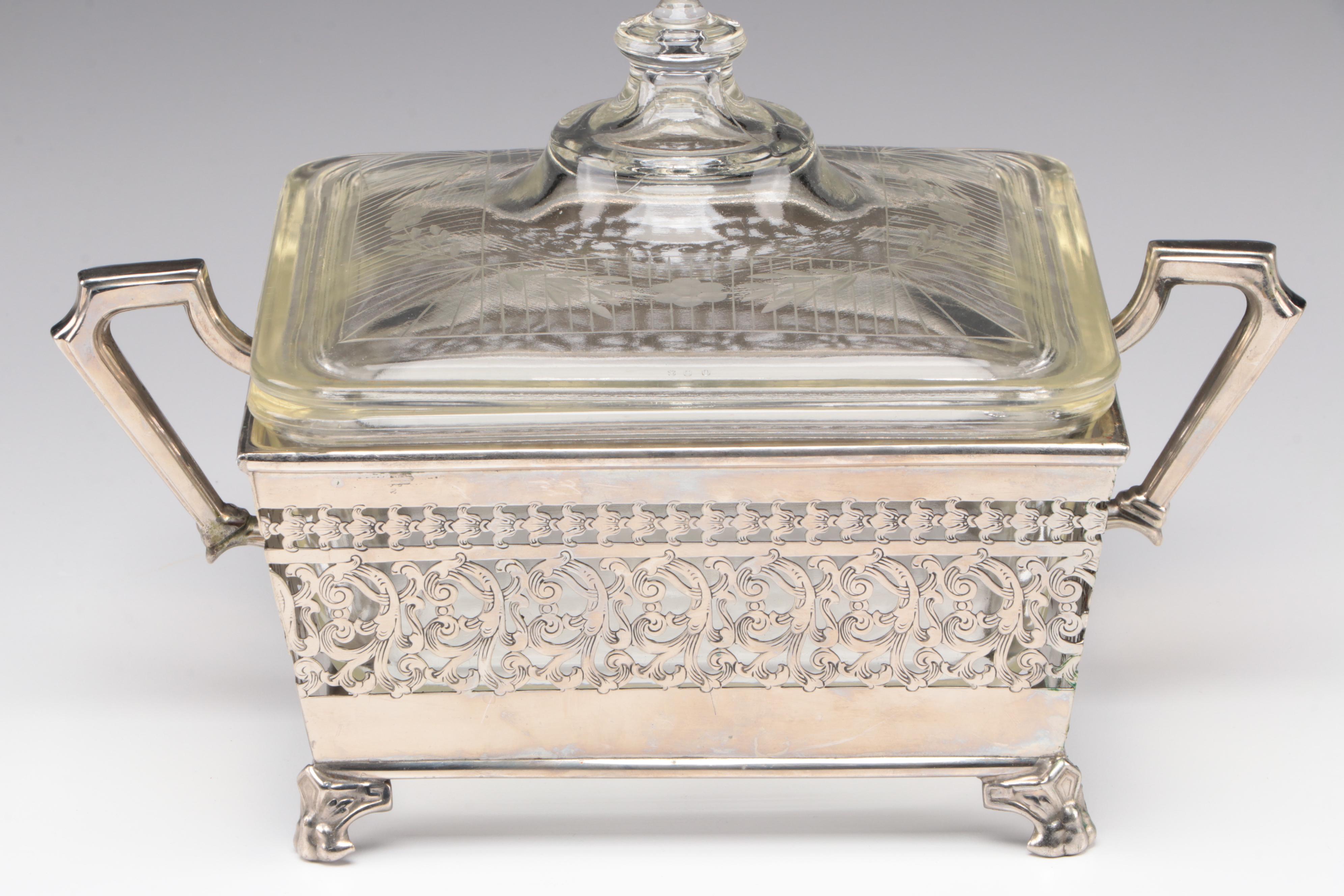 West Bend Ceramic Food Warmer, Pyrex Lidded Serving Dish and Popeil Veg-o-Matic