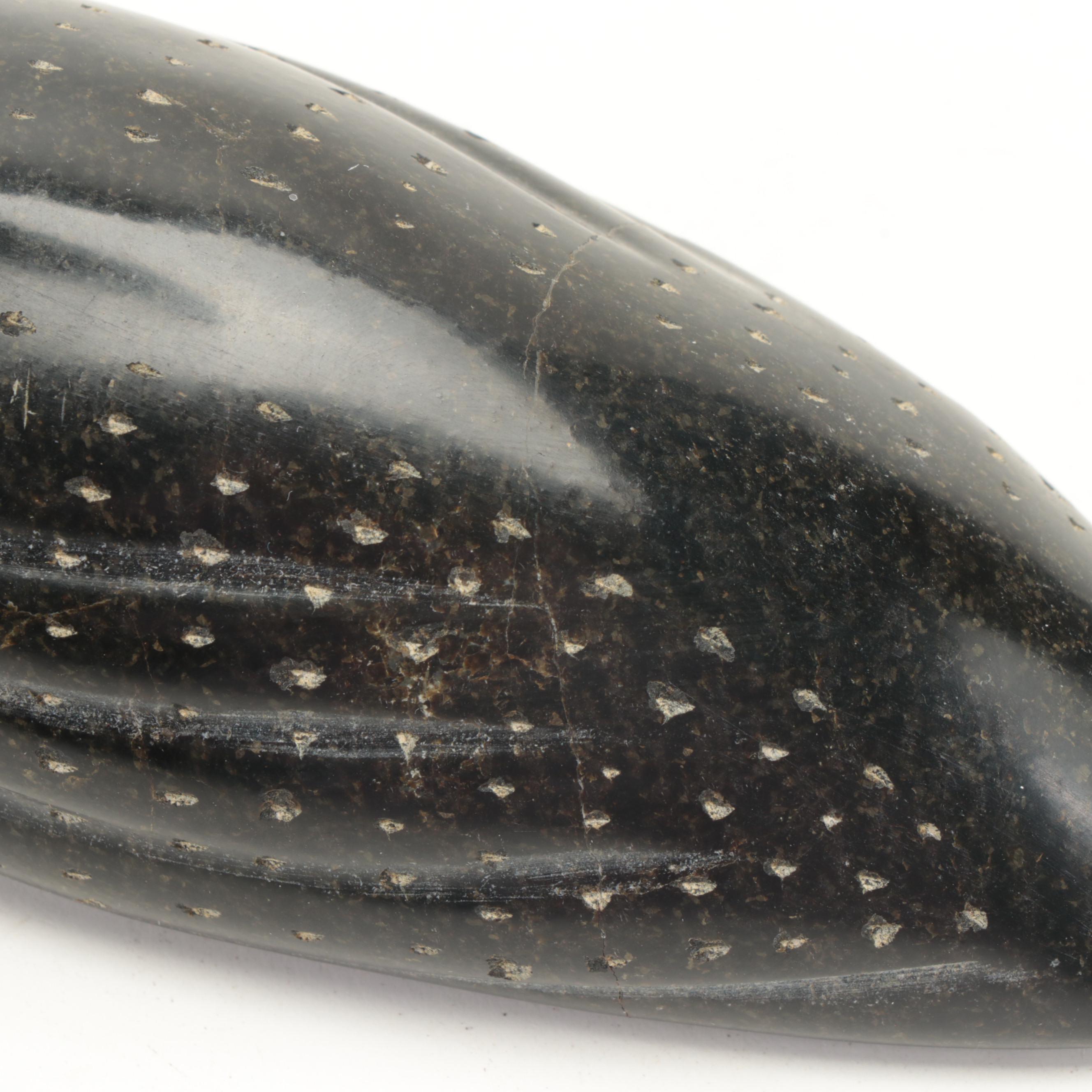 Joanasie Petooloosie Inuit Signed Carved Soapstone Bird Figurine