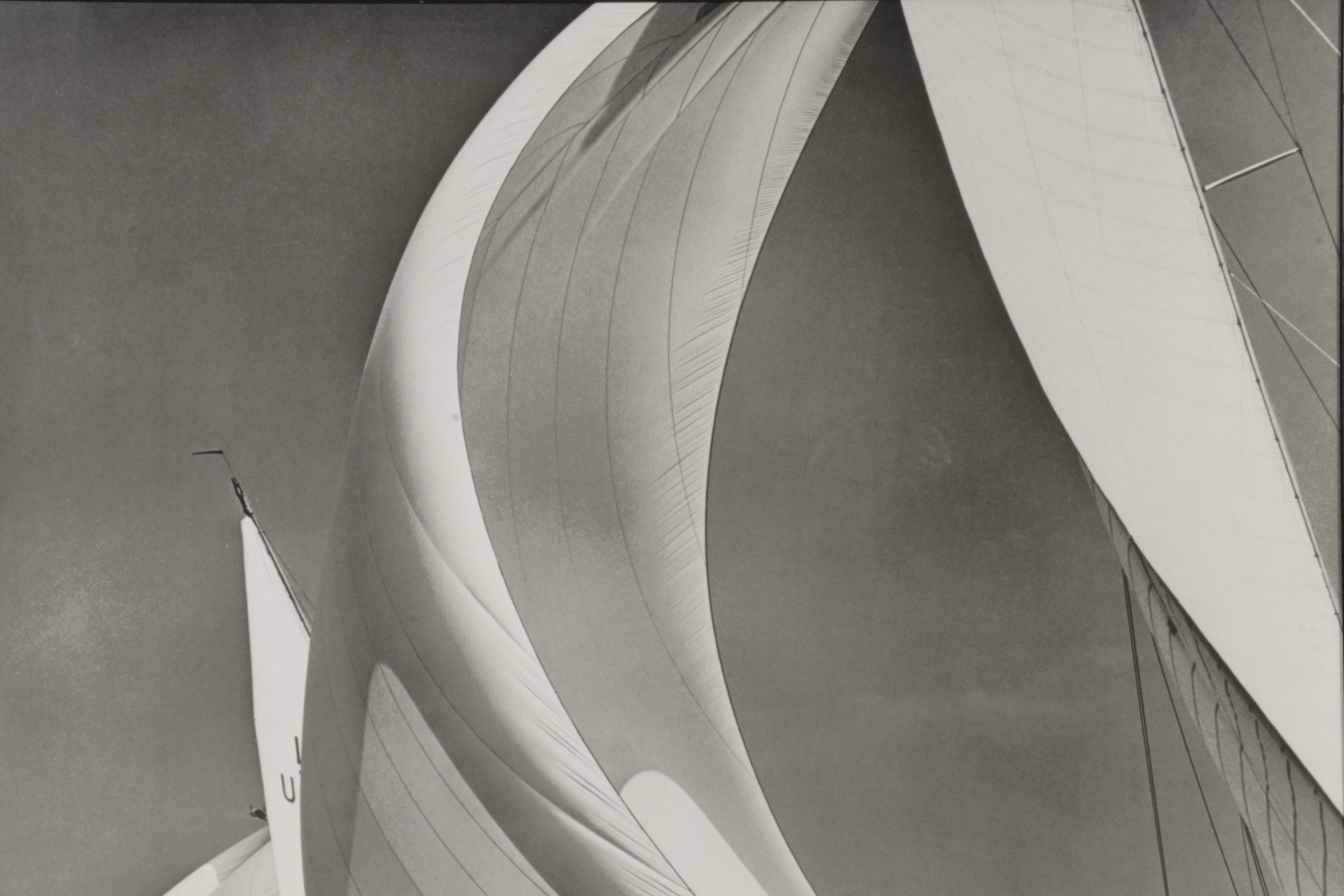 Offset Lithograph After Morris Rosenfeld "Flying Spinnakers, 1938," Circa 2000