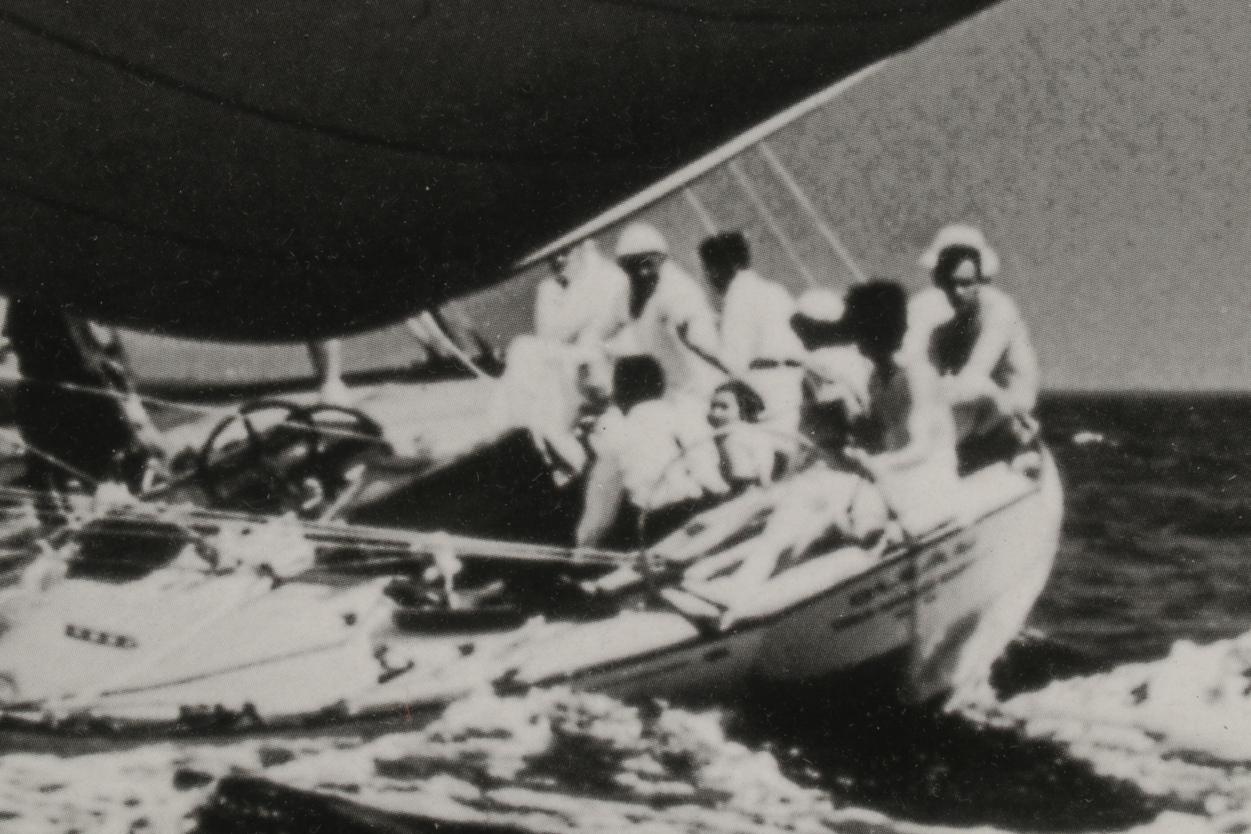 Offset Lithograph After Morris Rosenfeld "Flying Spinnakers, 1938," Circa 2000