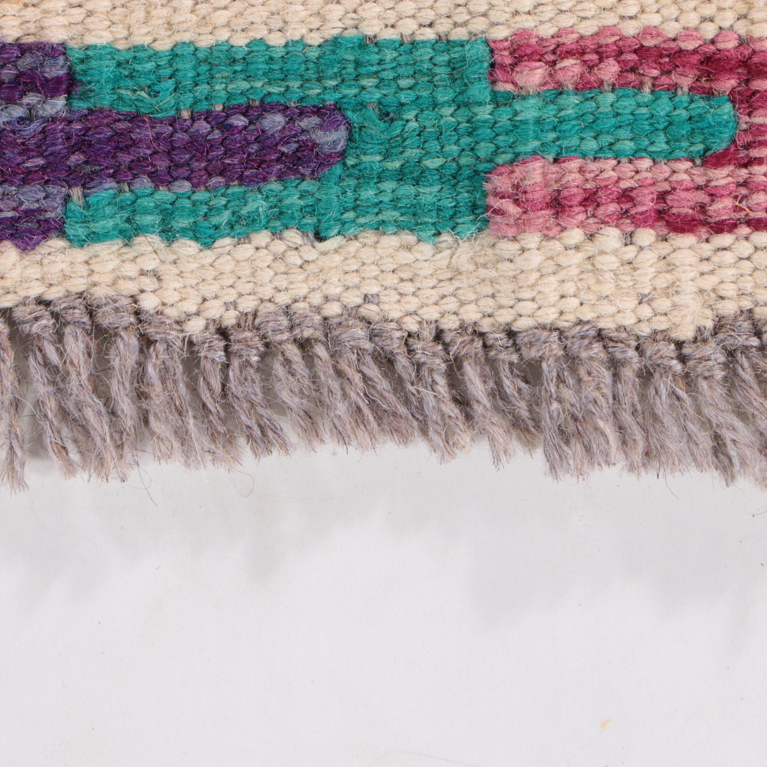 2' x 6'7 Handwoven Pakistani Kilim Carpet Runner