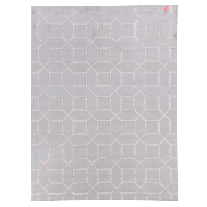 8'11 x 11'11 Hand-Tufted Opalhouse Geometric Area Rug