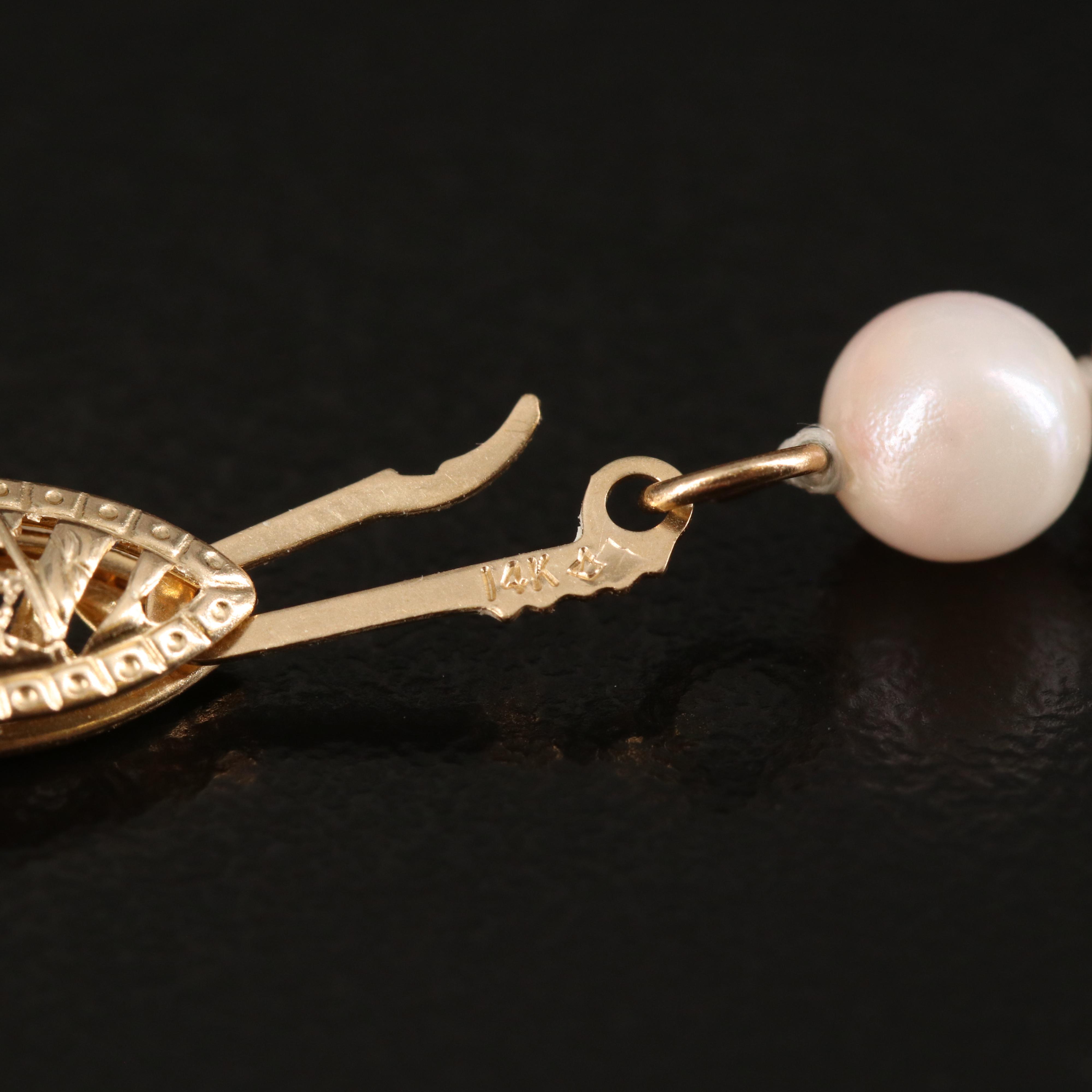 14K Pearl Necklace