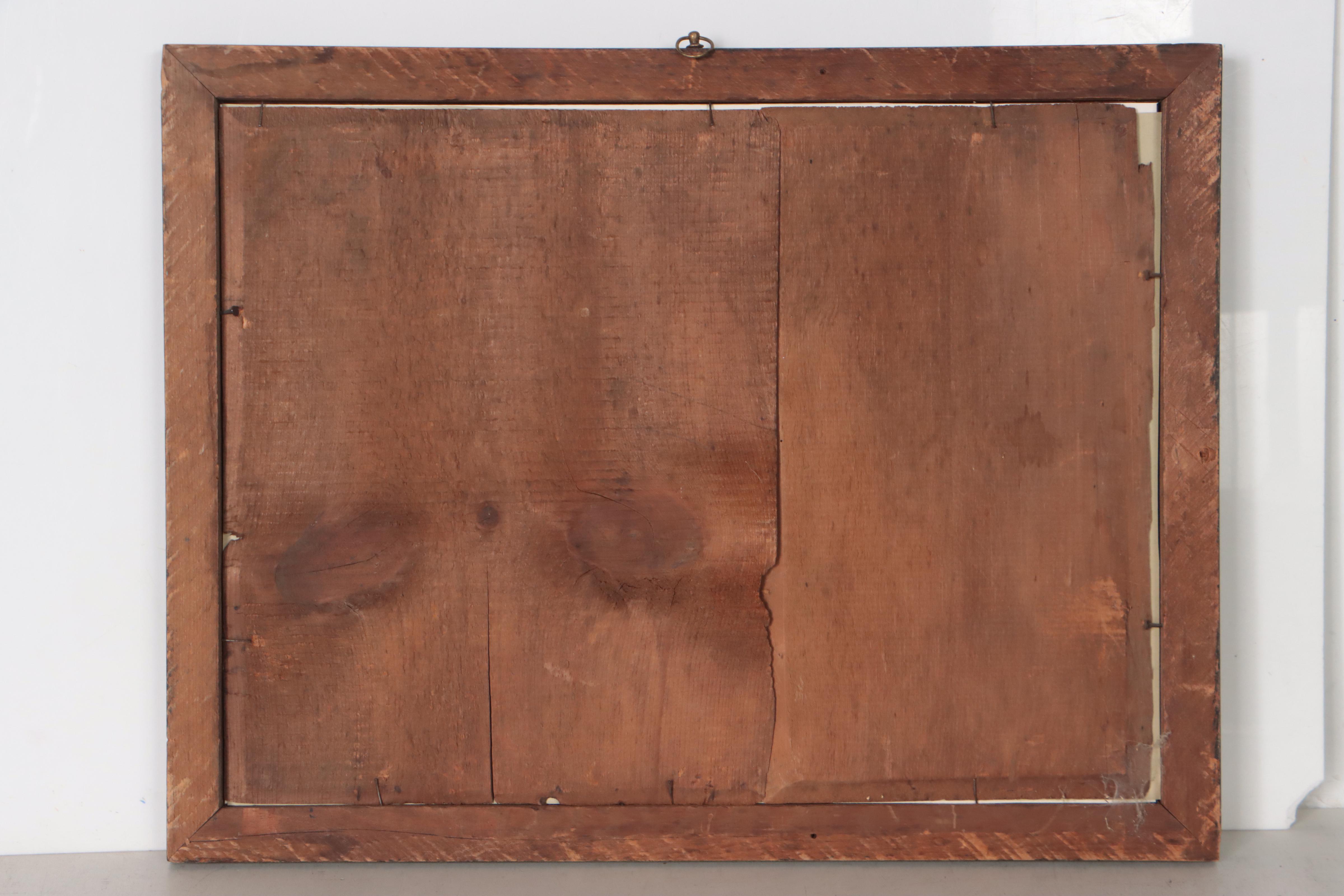 H.H. Hadfield Watercolor Painting of Church, 1853