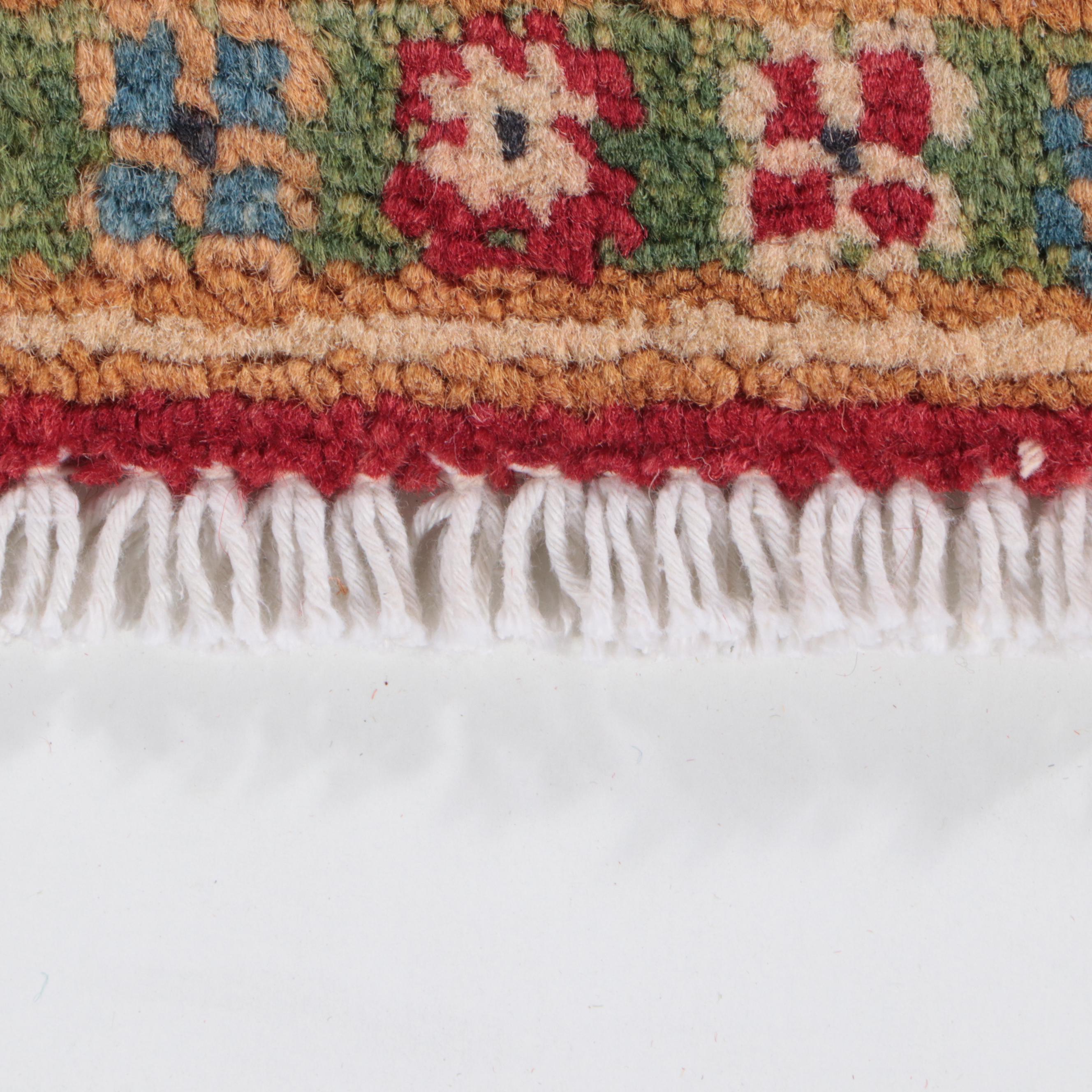 2'7 x 4' Hand-Knotted Pakistani Kazak-Style Accent Rug