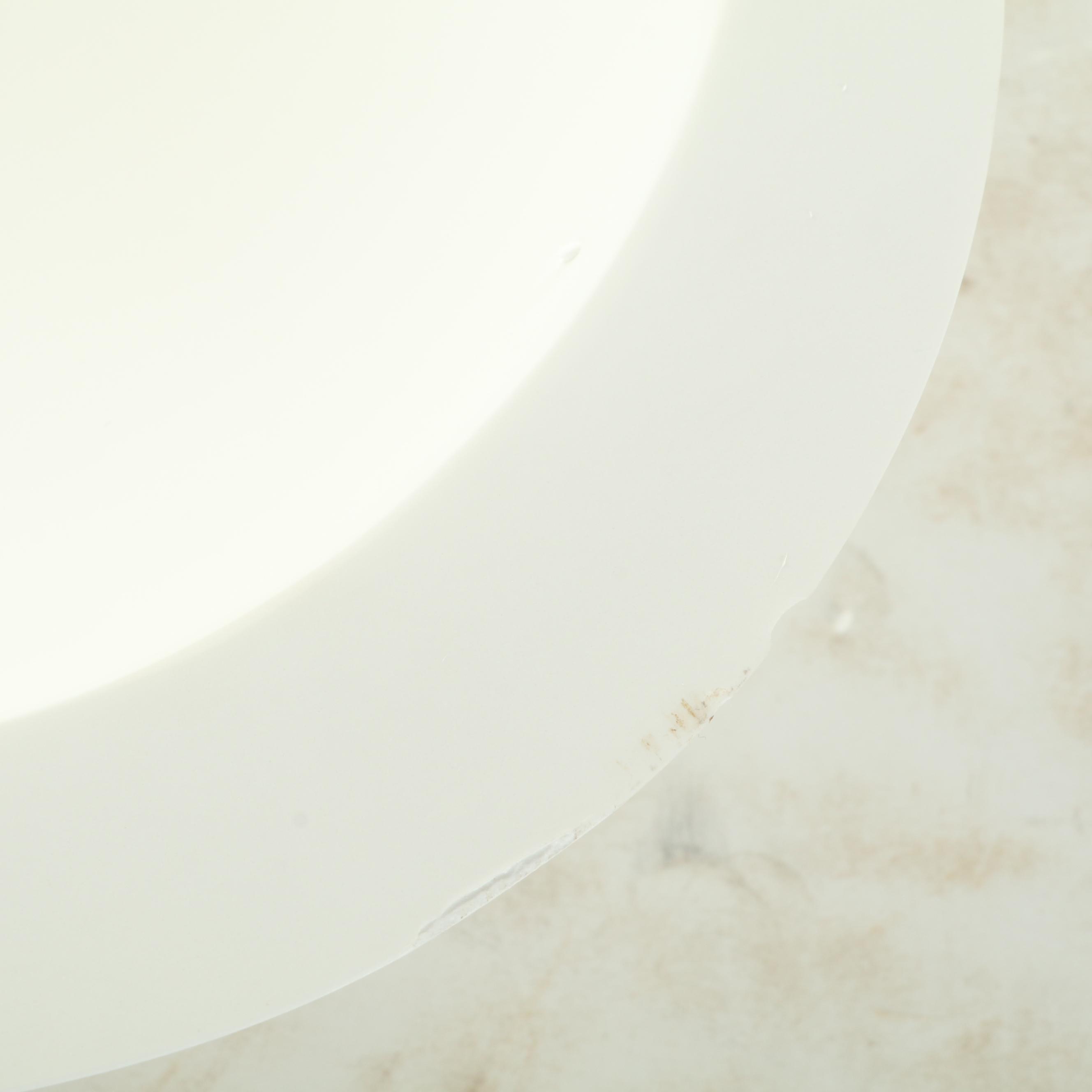 Matte Resin Vessel Sink with Matte Black Wall-Mount Faucet and Pop-Up Drain