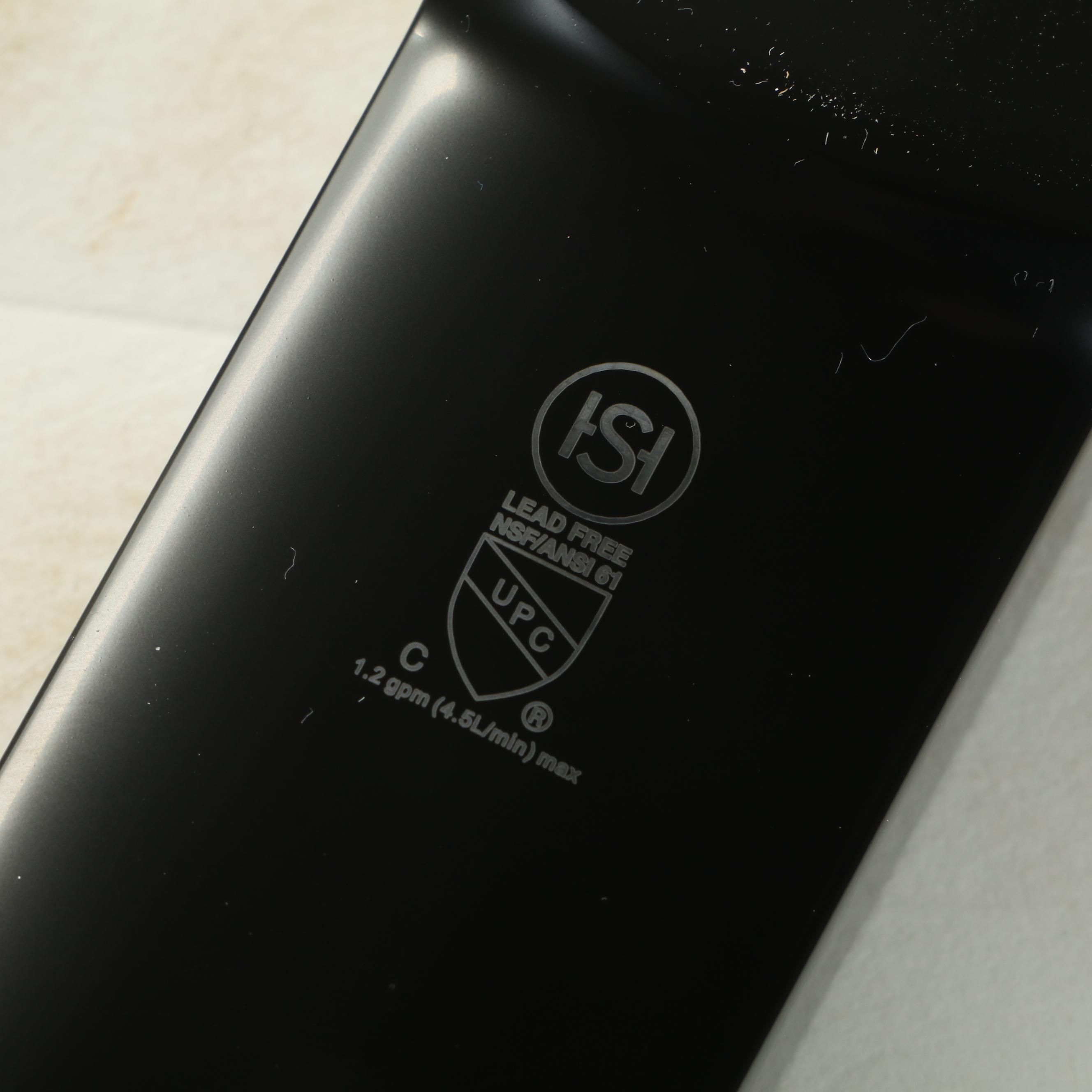 Matte Resin Vessel Sink with Matte Black Wall-Mount Faucet and Pop-Up Drain