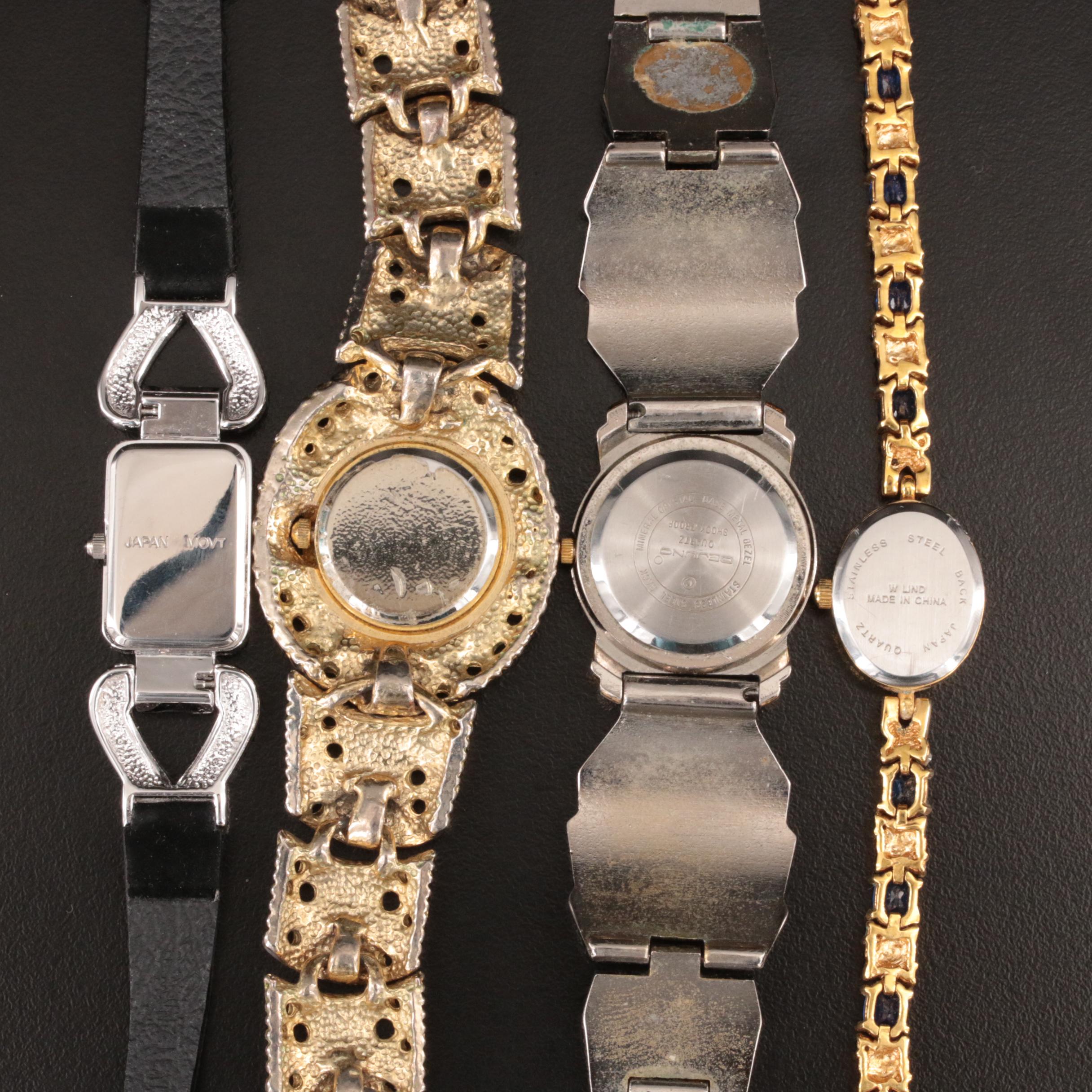 Quartz Crystal Fashion Watch Selection Featuring Pedre and Windsor
