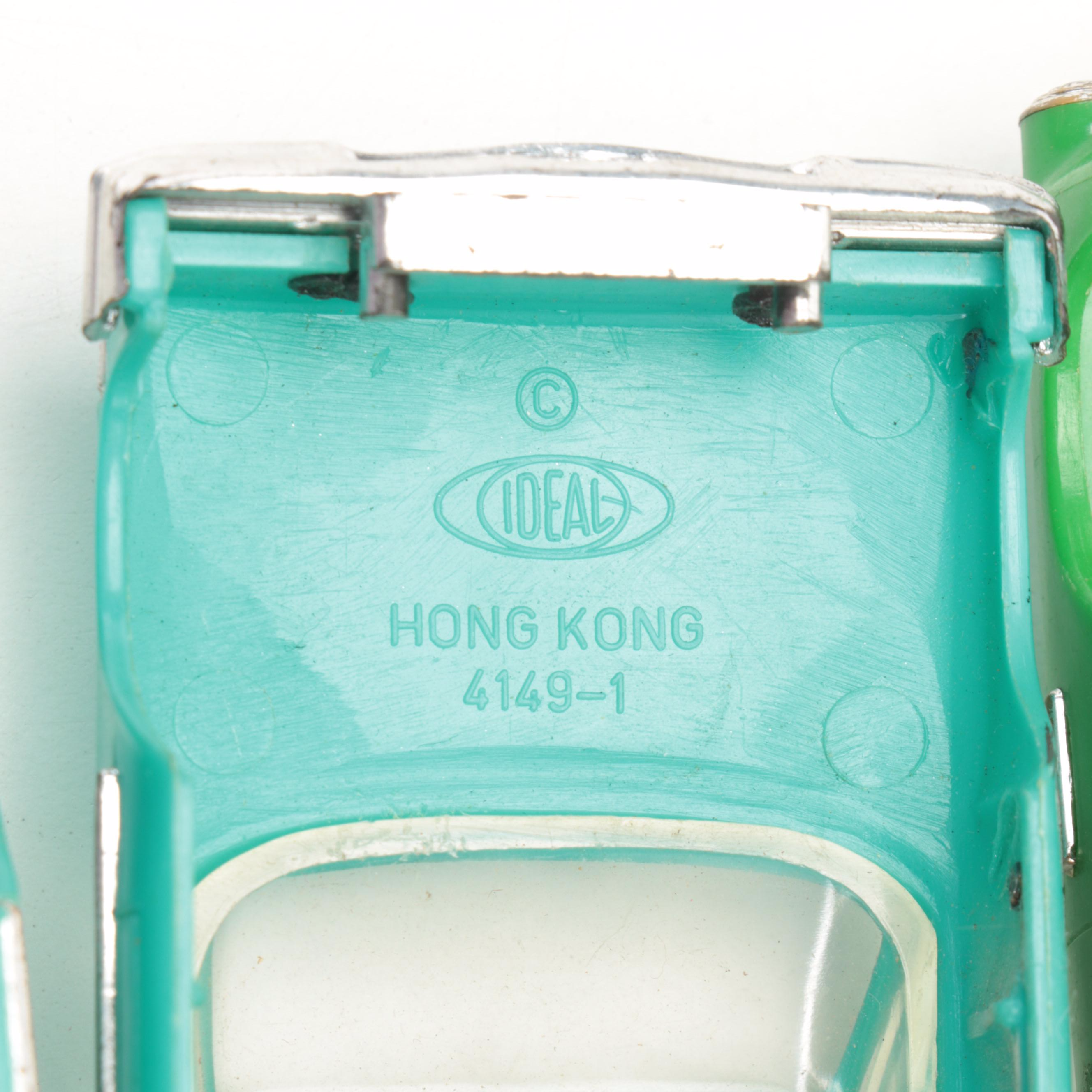 Auburn Cars with Ideal Toys Motorific Car and Chassis and Other Plastic Cars