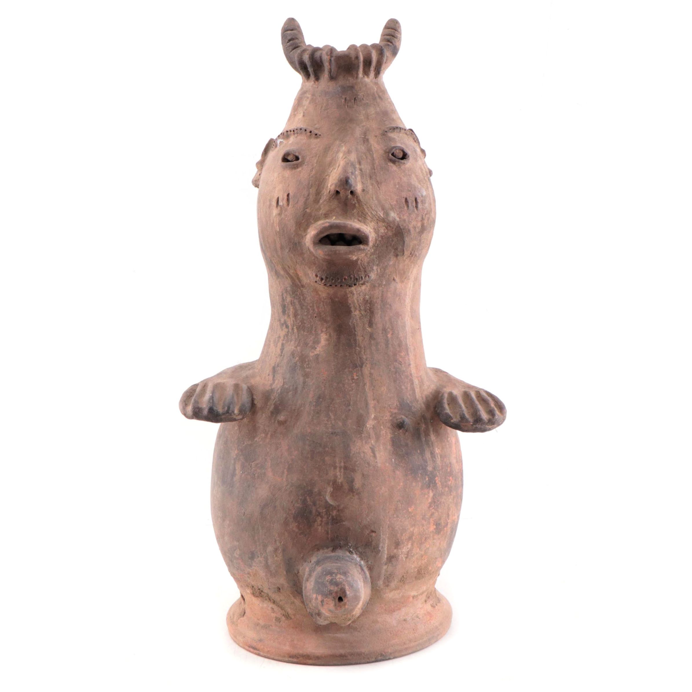 Fon Terracotta "Densu Legba" Figure, Benin