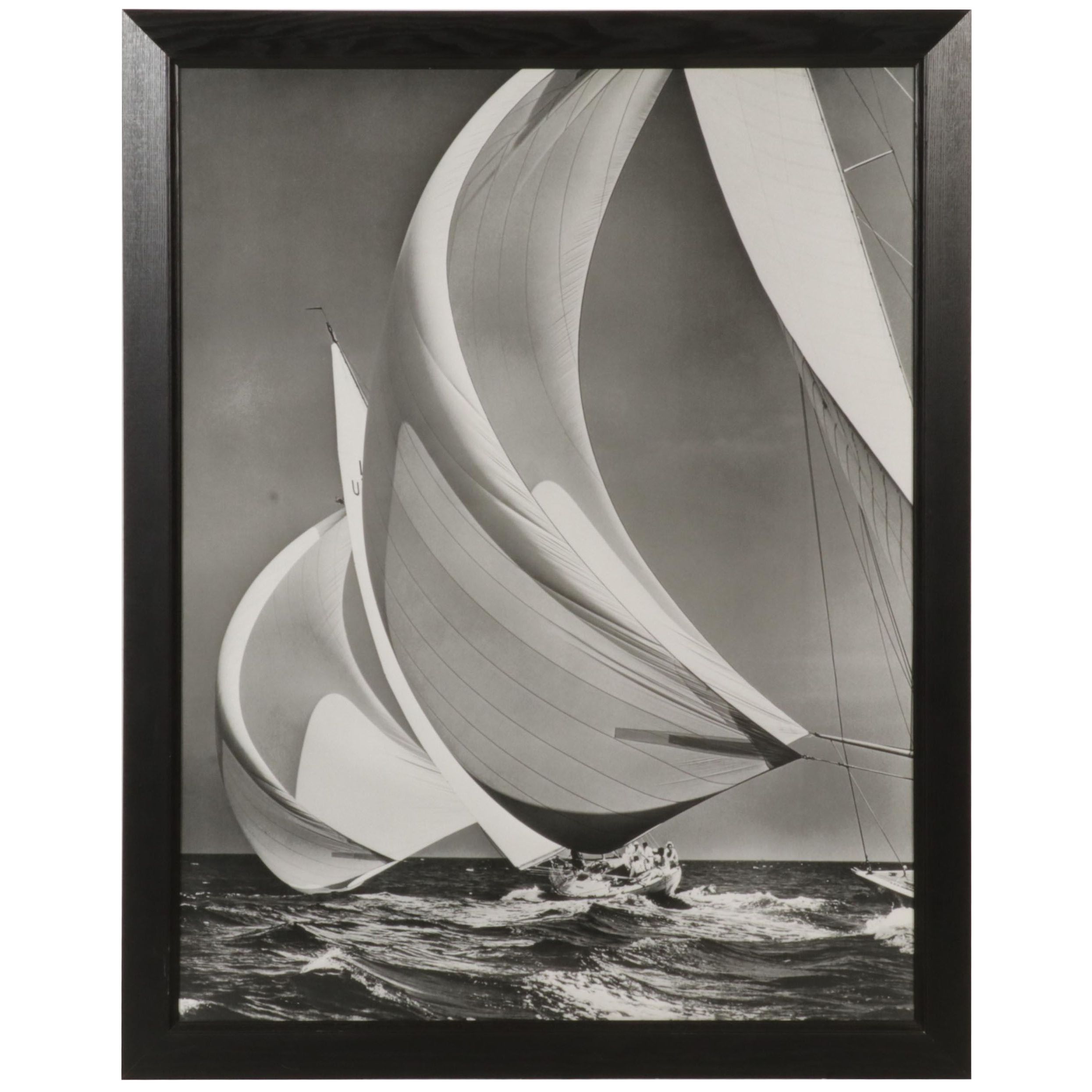 Offset Lithograph After Morris Rosenfeld "Flying Spinnakers, 1938," Circa 2000
