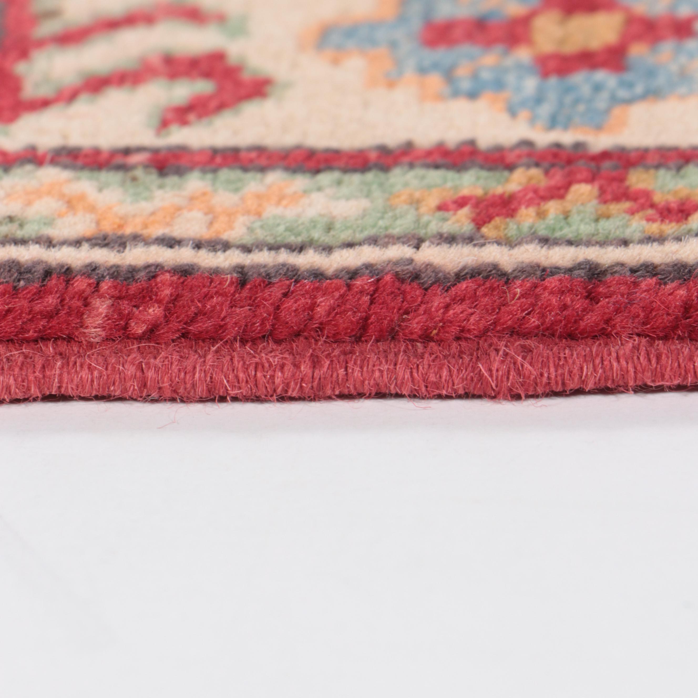 2'7 x 3'10 Hand-Knotted Pakistani Kazak-Style Accent Rug