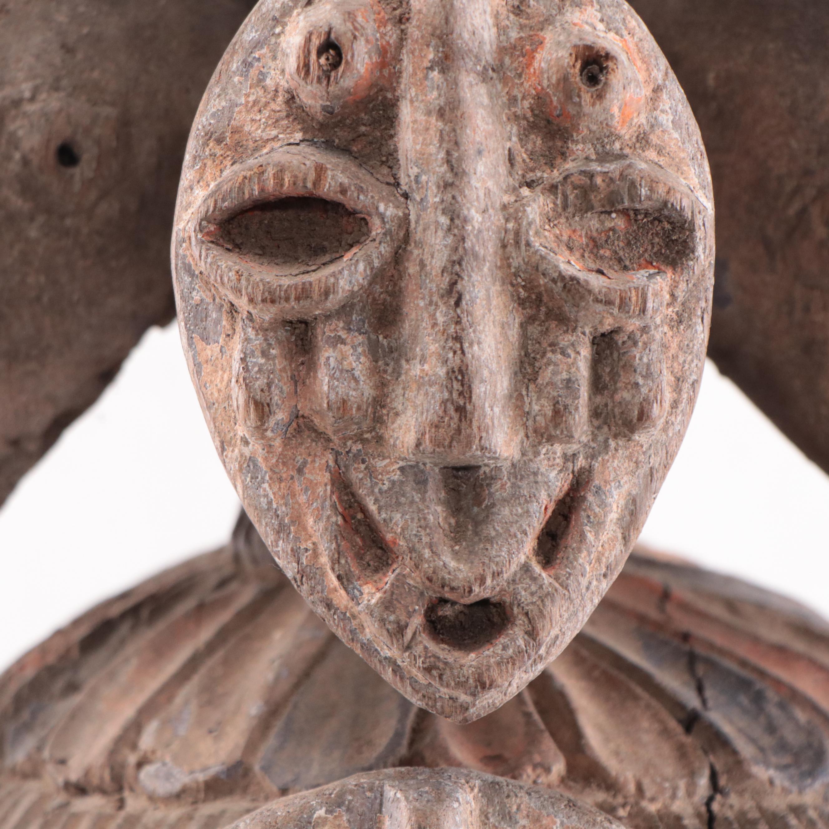 Yoruba Tiered Helmet Mask, Nigeria, Mid-20th Century