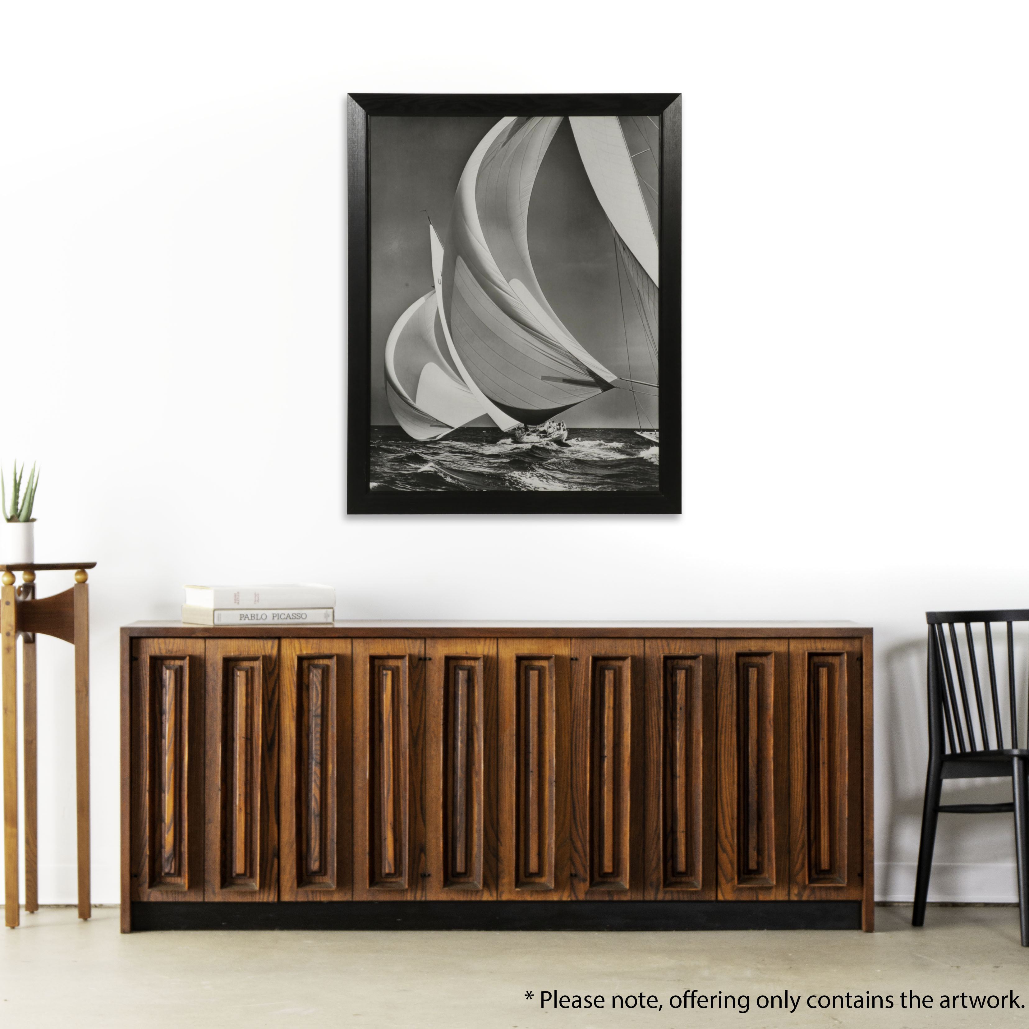 Offset Lithograph After Morris Rosenfeld "Flying Spinnakers, 1938," Circa 2000