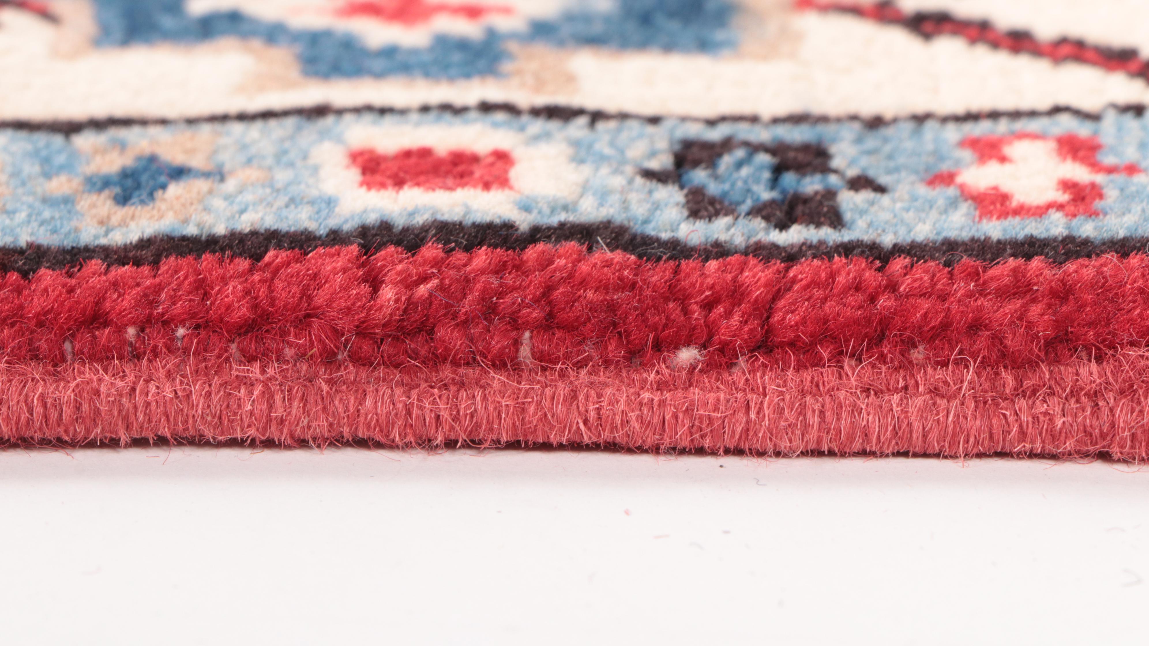 3'3 x 4'11 Hand-Knotted Pakistani Kazak-Style Accent Rug